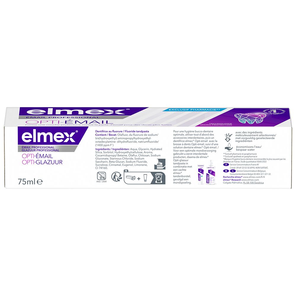 Elmex dentifrice protection érosion