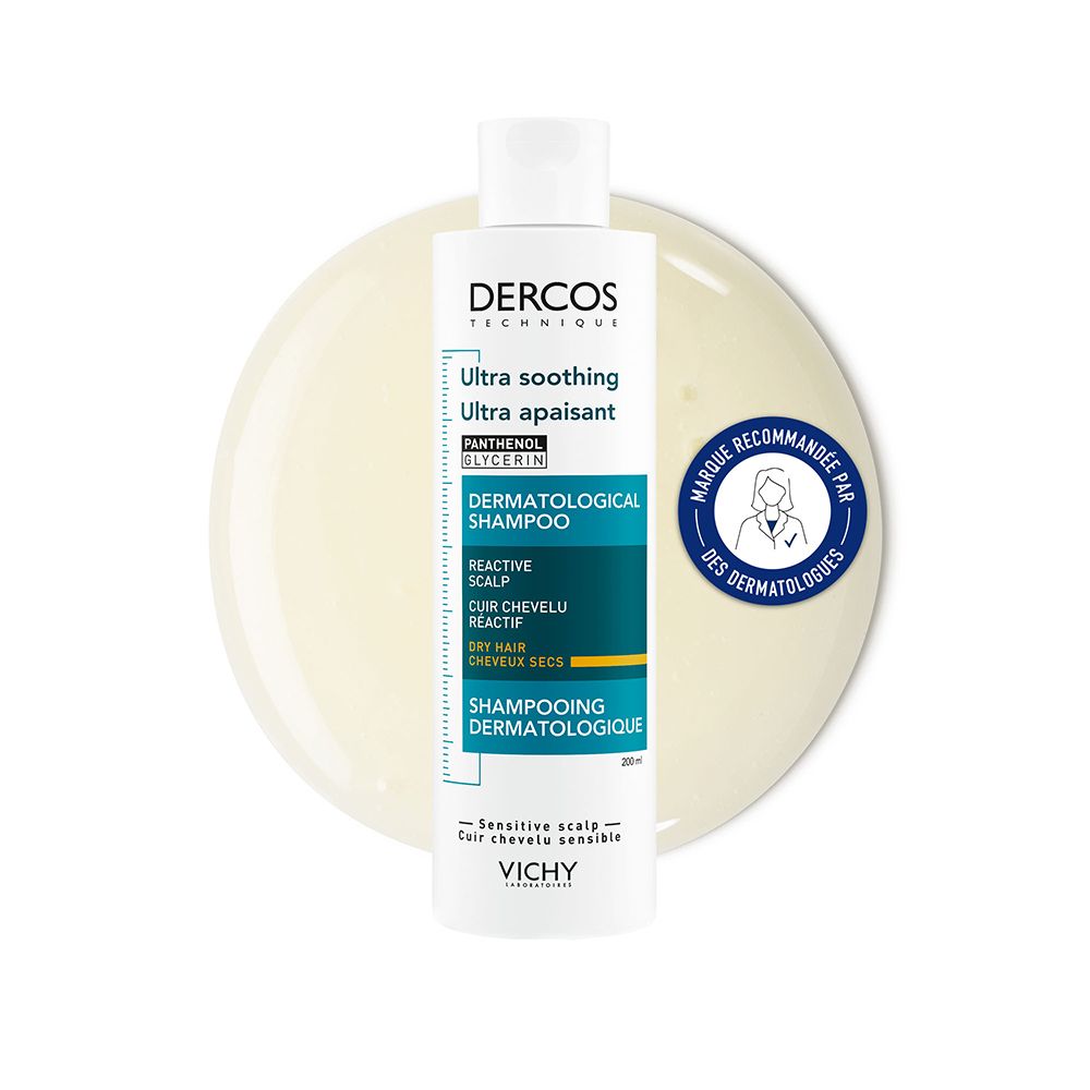 Dercos Technique Shampooing Ultra Apaisant Cheveux Secs