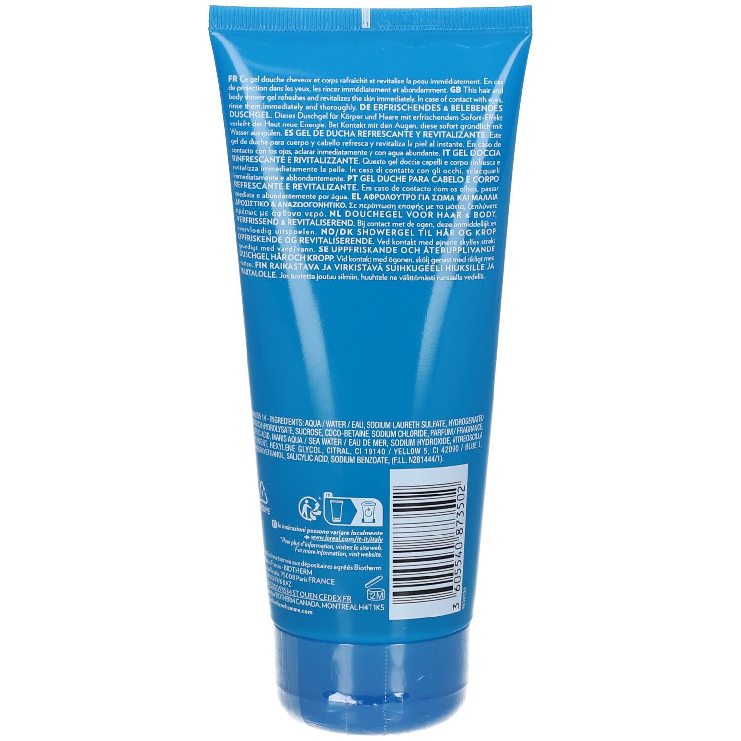 Biotherm Homme Aquafitness Aquafitness