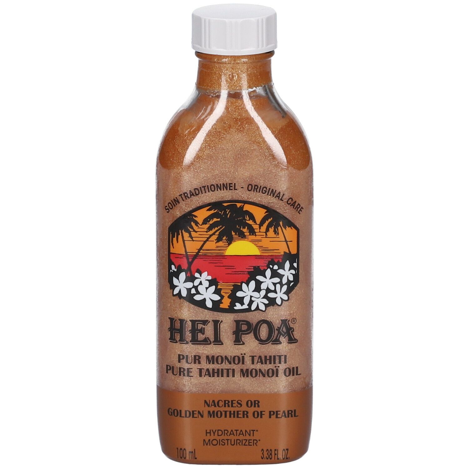 Hei Poa® pur monoï de Tahiti Nacres Or