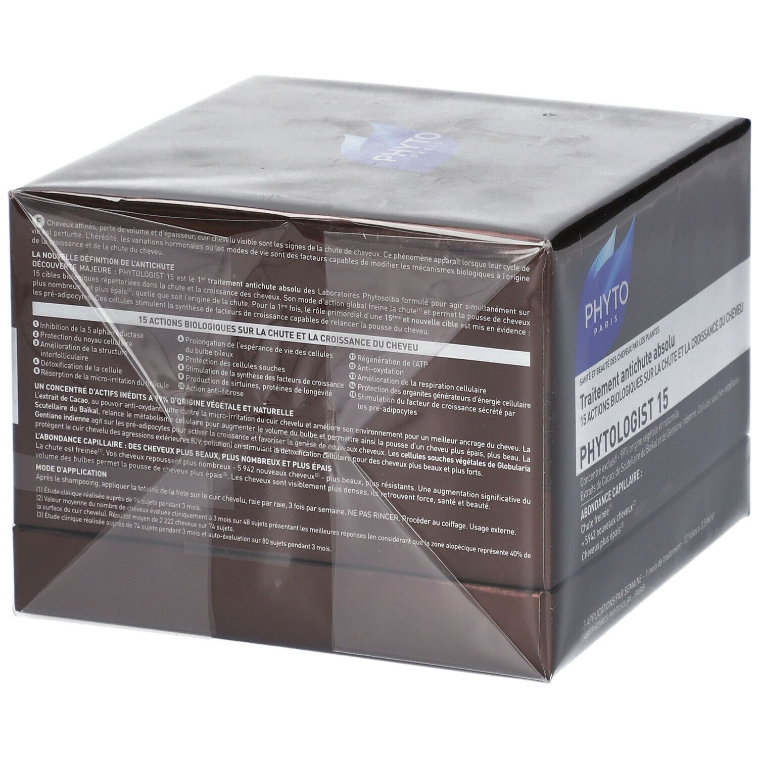 PHYTOLOGIST 15 TRAITEMENT ANTICHUTE ABSOLU - Traitement antichute, unidose.  - coffret 12
