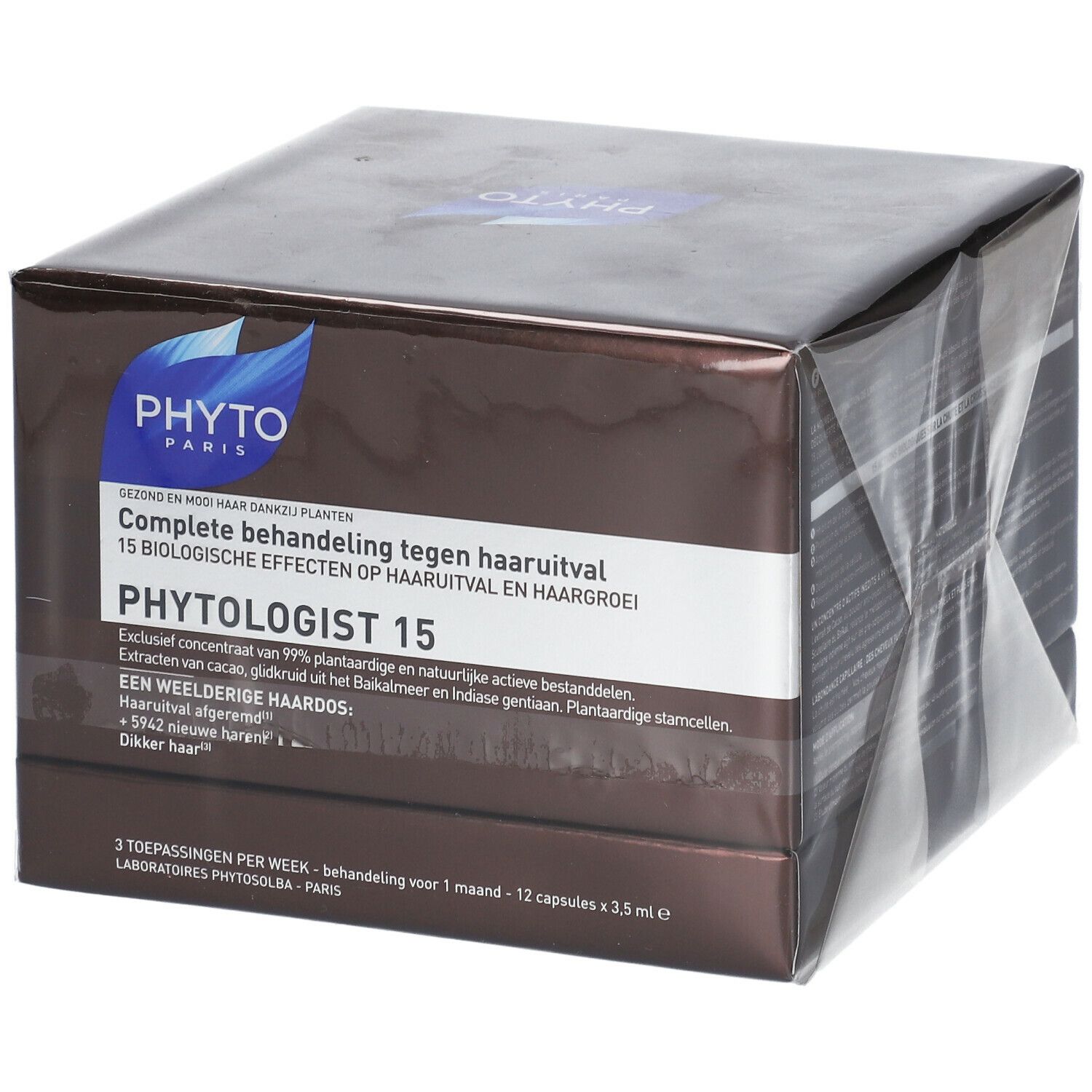 PHYTOLOGIST 15 TRAITEMENT ANTICHUTE ABSOLU - Traitement antichute, unidose.  - coffret 12