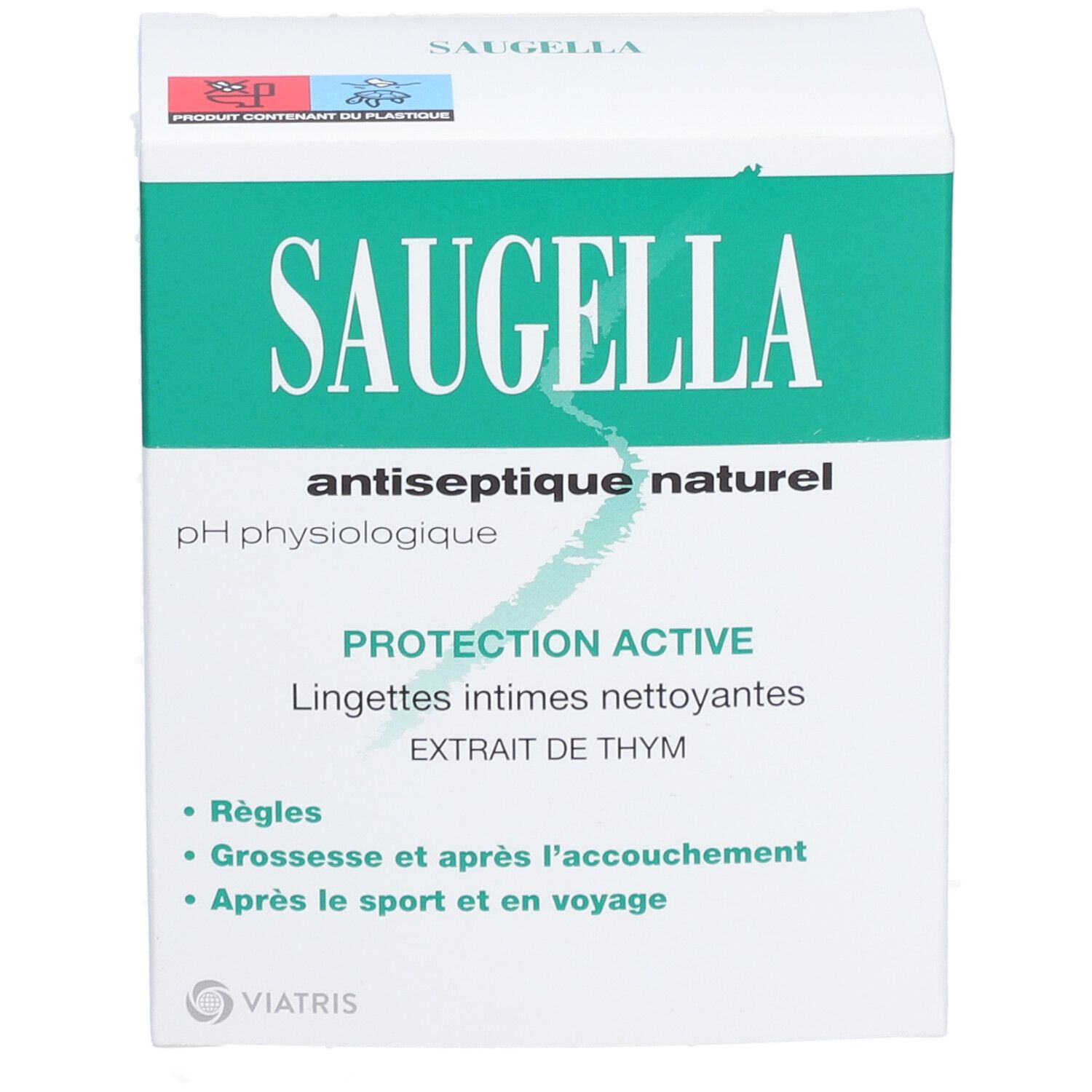 Saugella® Antiseptische natürliche Wischtücher