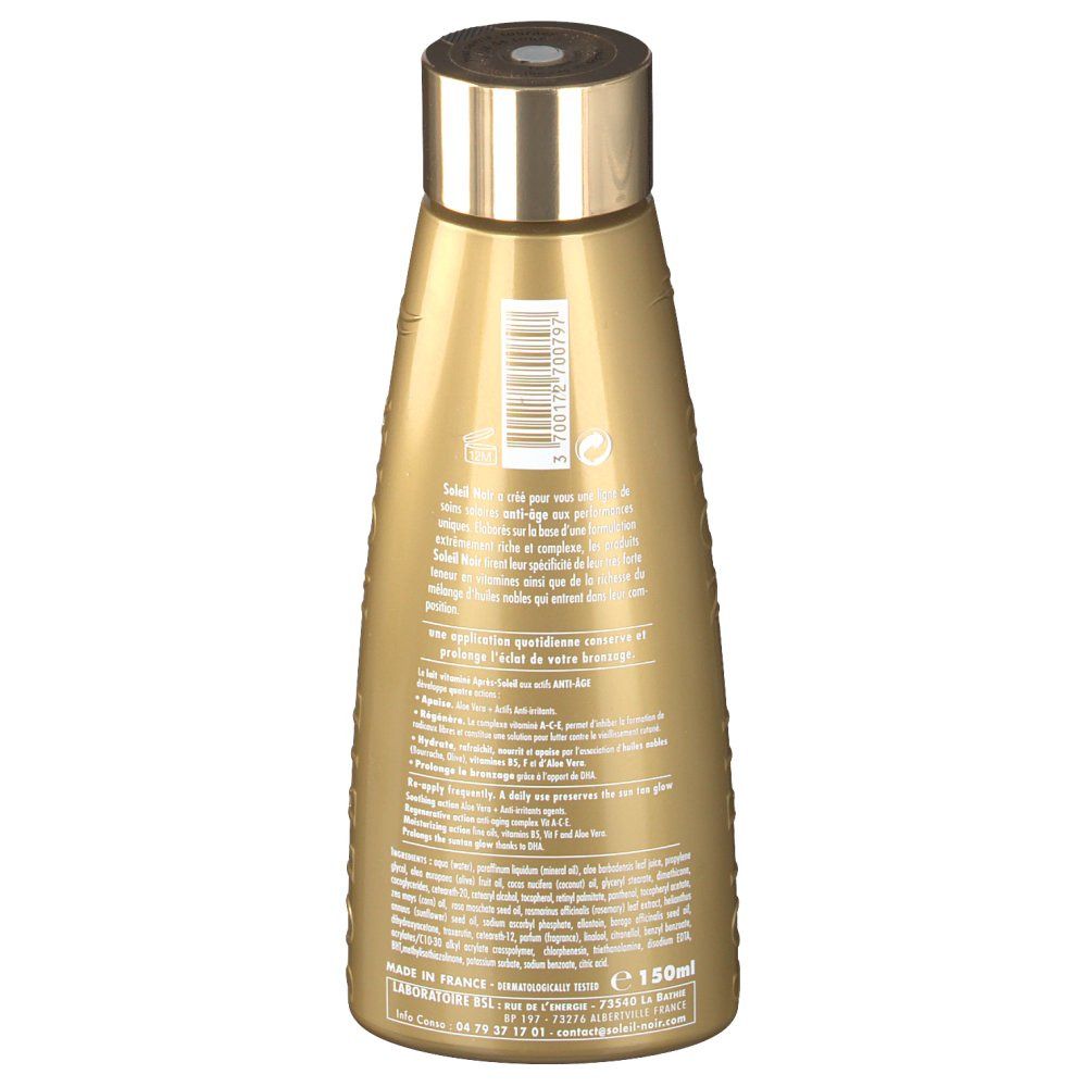 Soleil Noir Lait vitaminé après-soleil