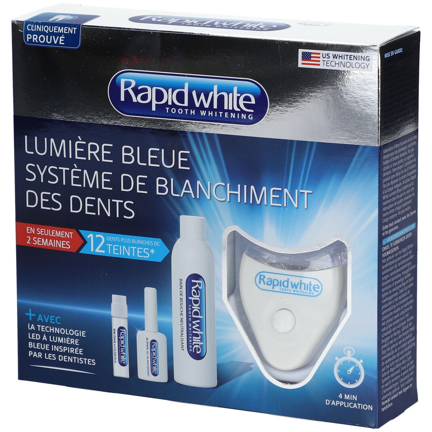 Rapid White Lumière bleue
