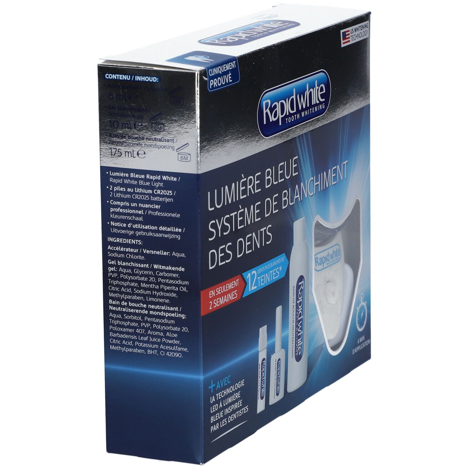 Rapid White Lumière bleue