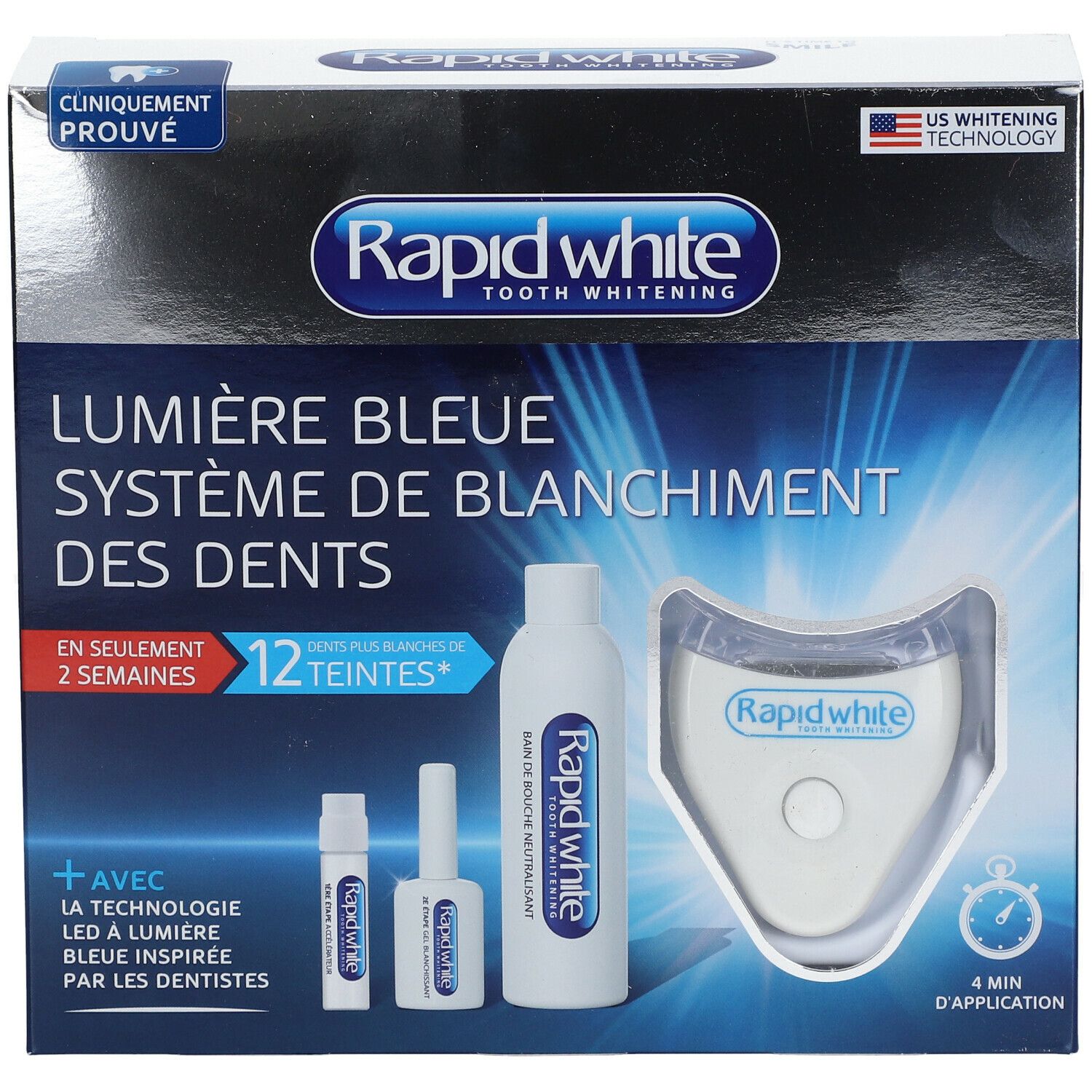 Rapid White Lumière bleue