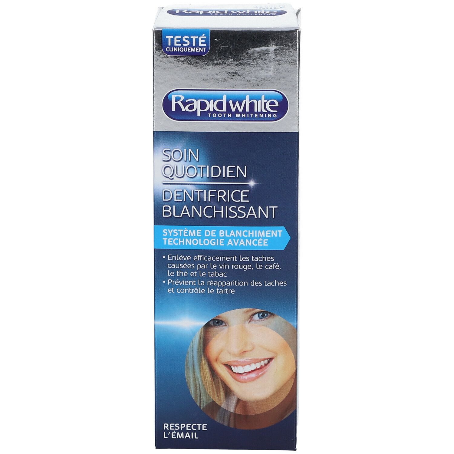 Rapid White Soin quotidien dentifrice blanchissant