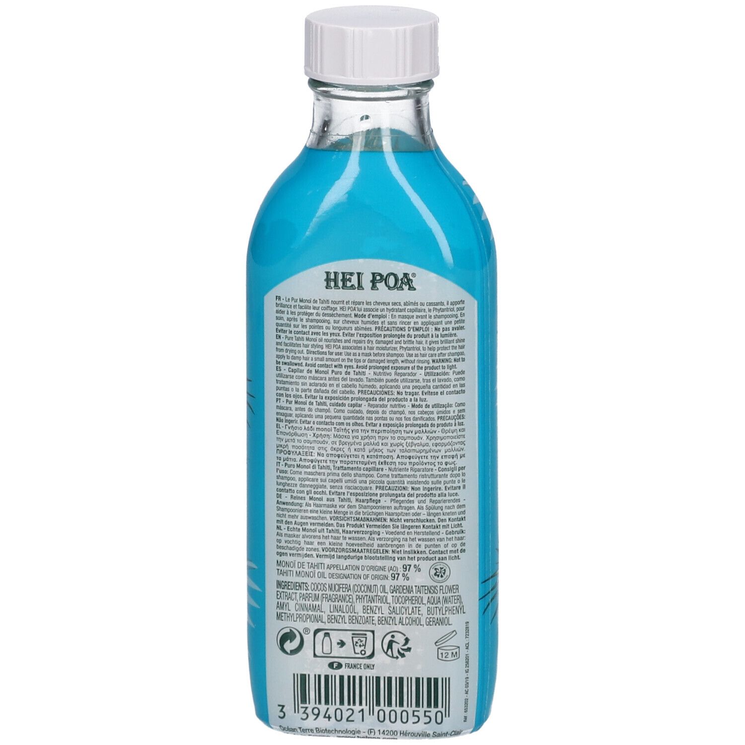Hei Poa® Pur Monoi soin capillaire