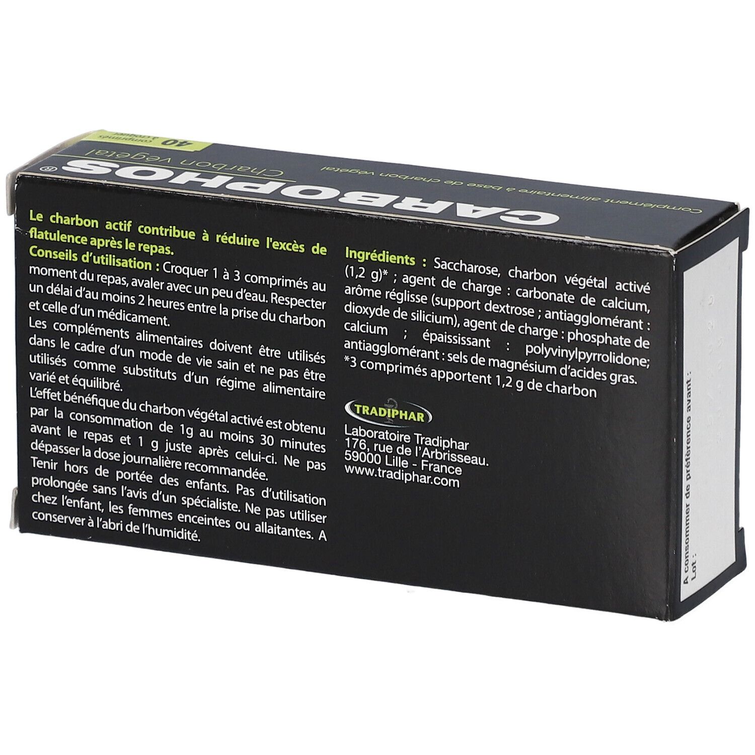 Carbophos® Charbon Végétal
