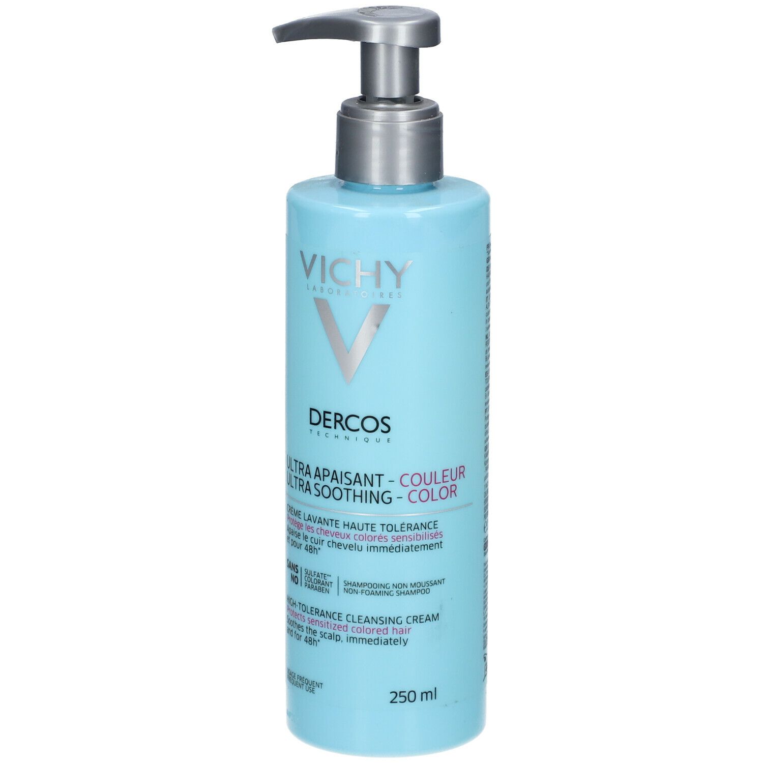 DERCOS TECHNIQUE CRÈME LAVANTE ULTRAAPAISANTE COULEUR - Crème capillaire lavante ultraapai