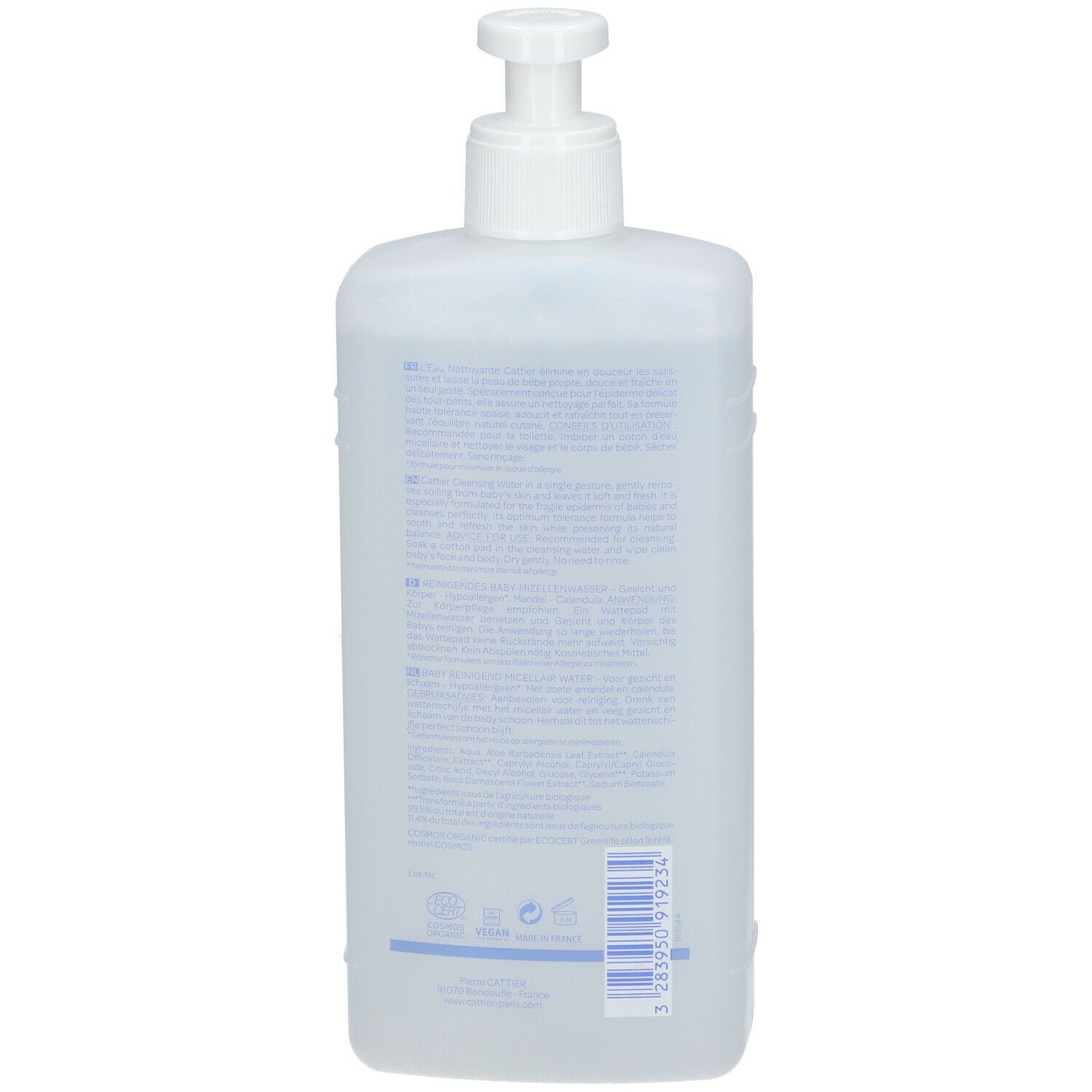 Cattier Eau nettoyante micellaire