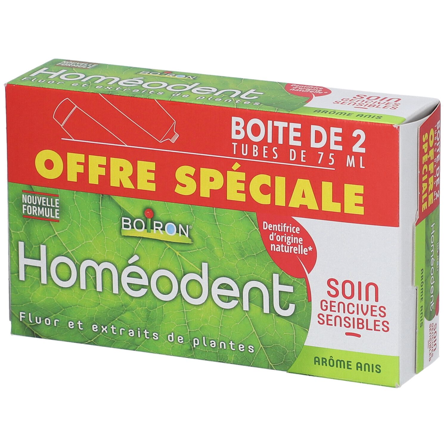Boiron homéodent® Bi-fluorierte Zahnpasta mit Pflanzenextrakten