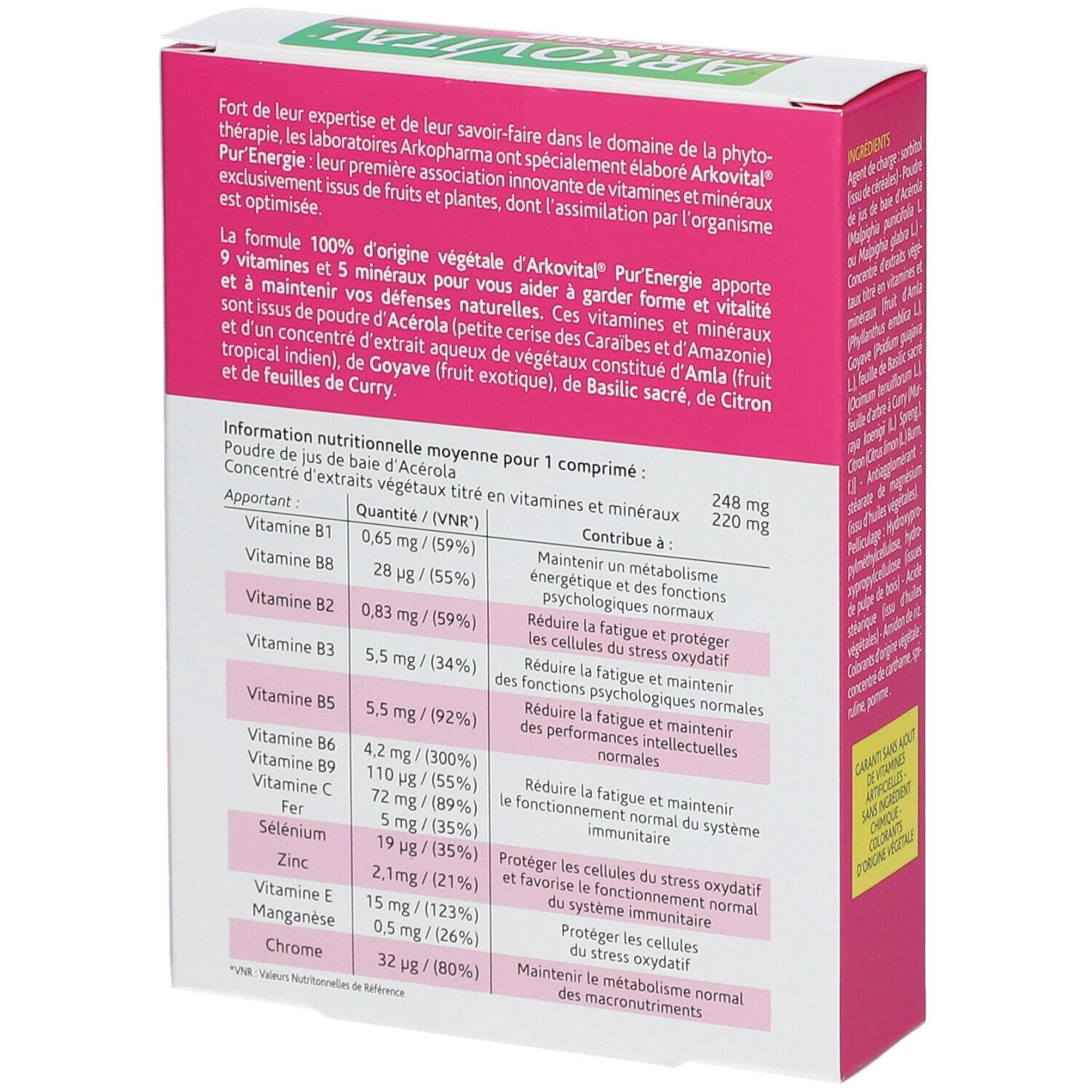 Arkopharma Arkovital® Pur'Energie