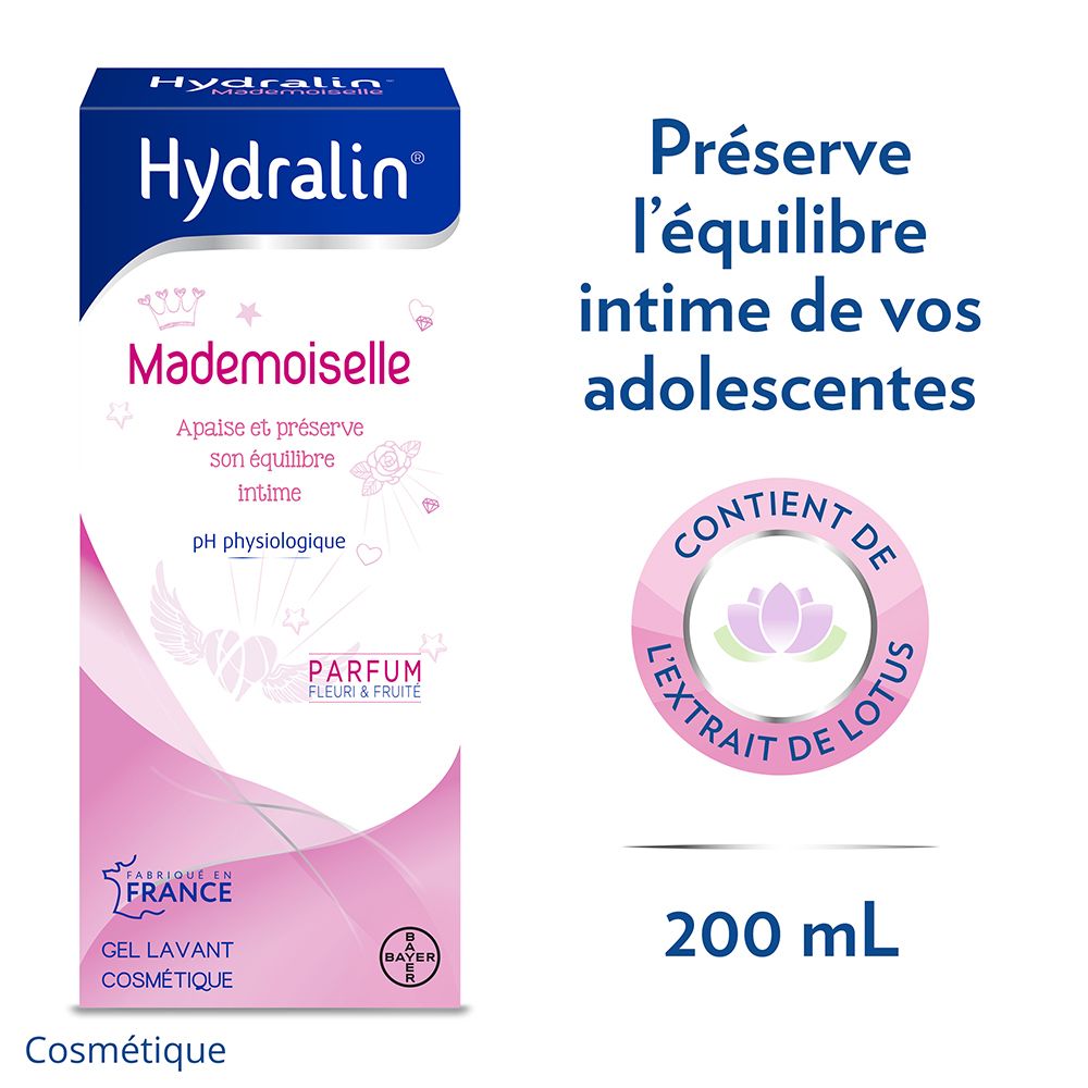 Hydralin® Mademoiselle Gel Lavant Intime Equilibre Intime