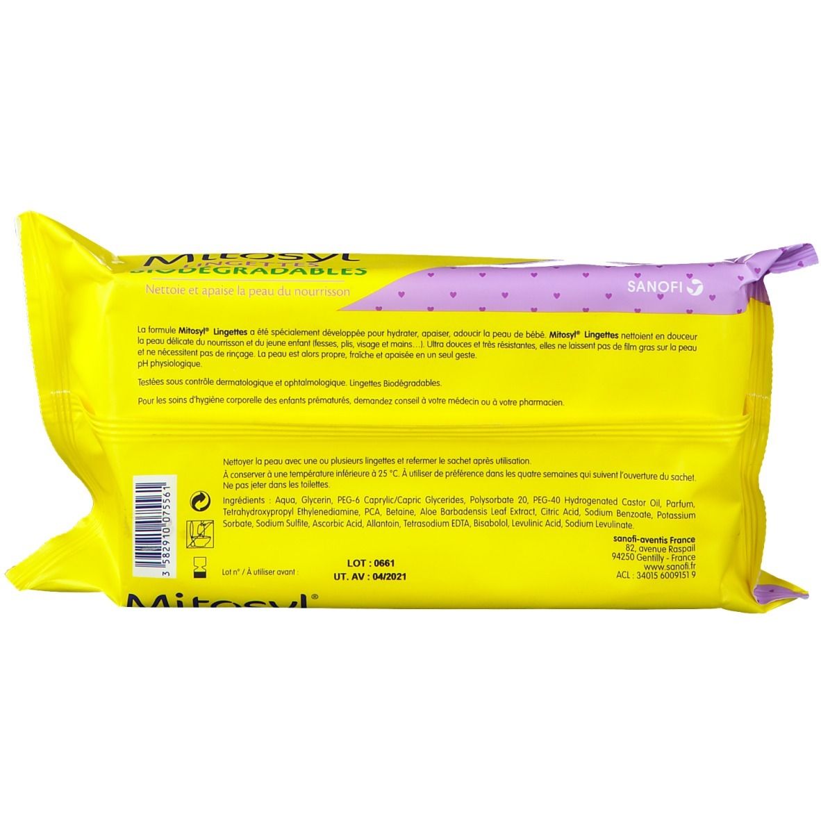 Biologisch abbaubare Aloe Vera-Tücher Mitosyl®