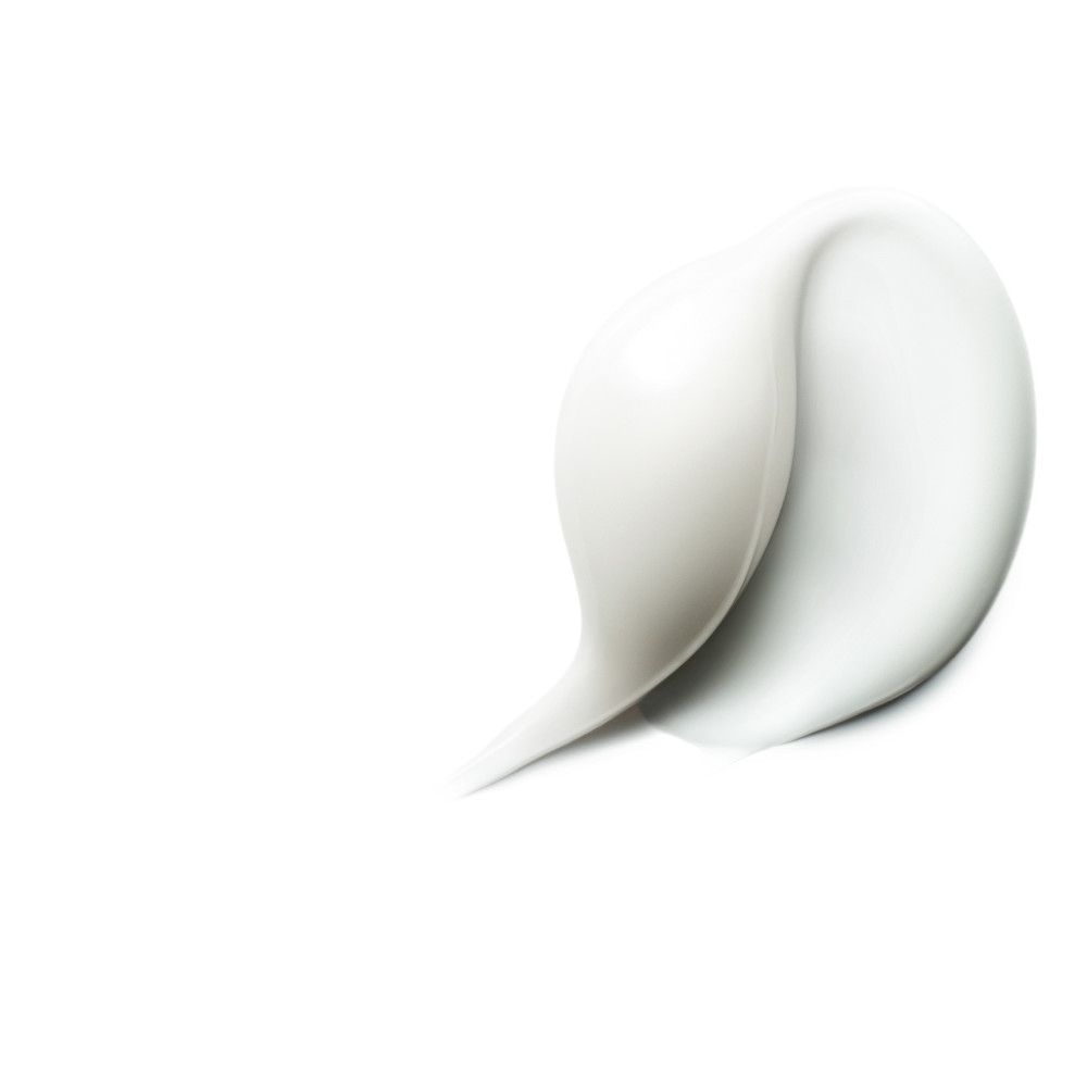Éclaboussure de crème blanche. Texture lisse.