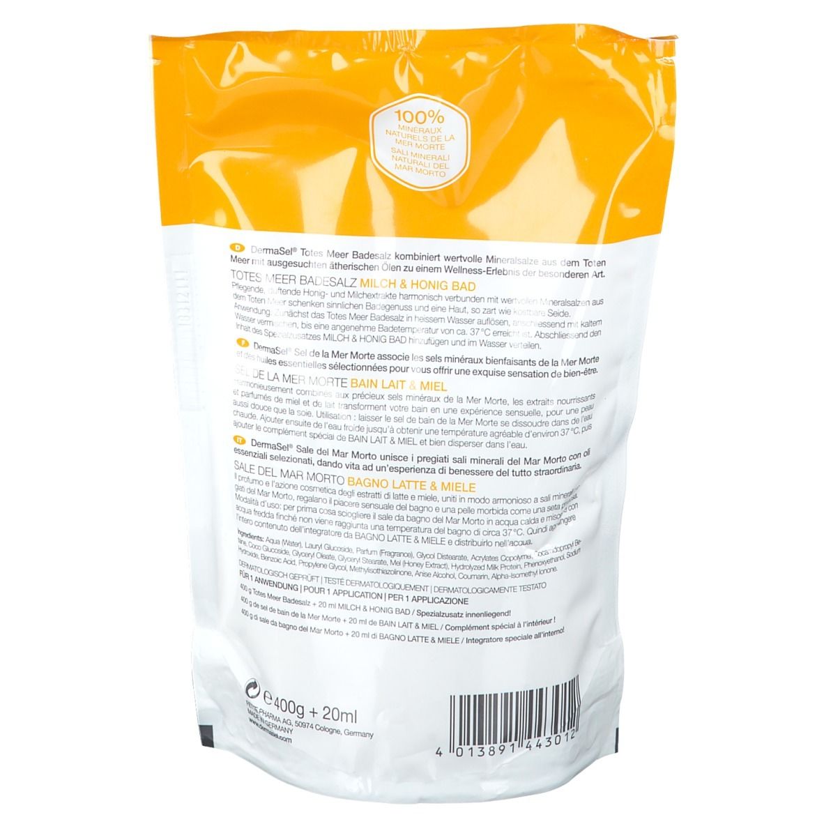 DermaSel® Bain Lait et Miel