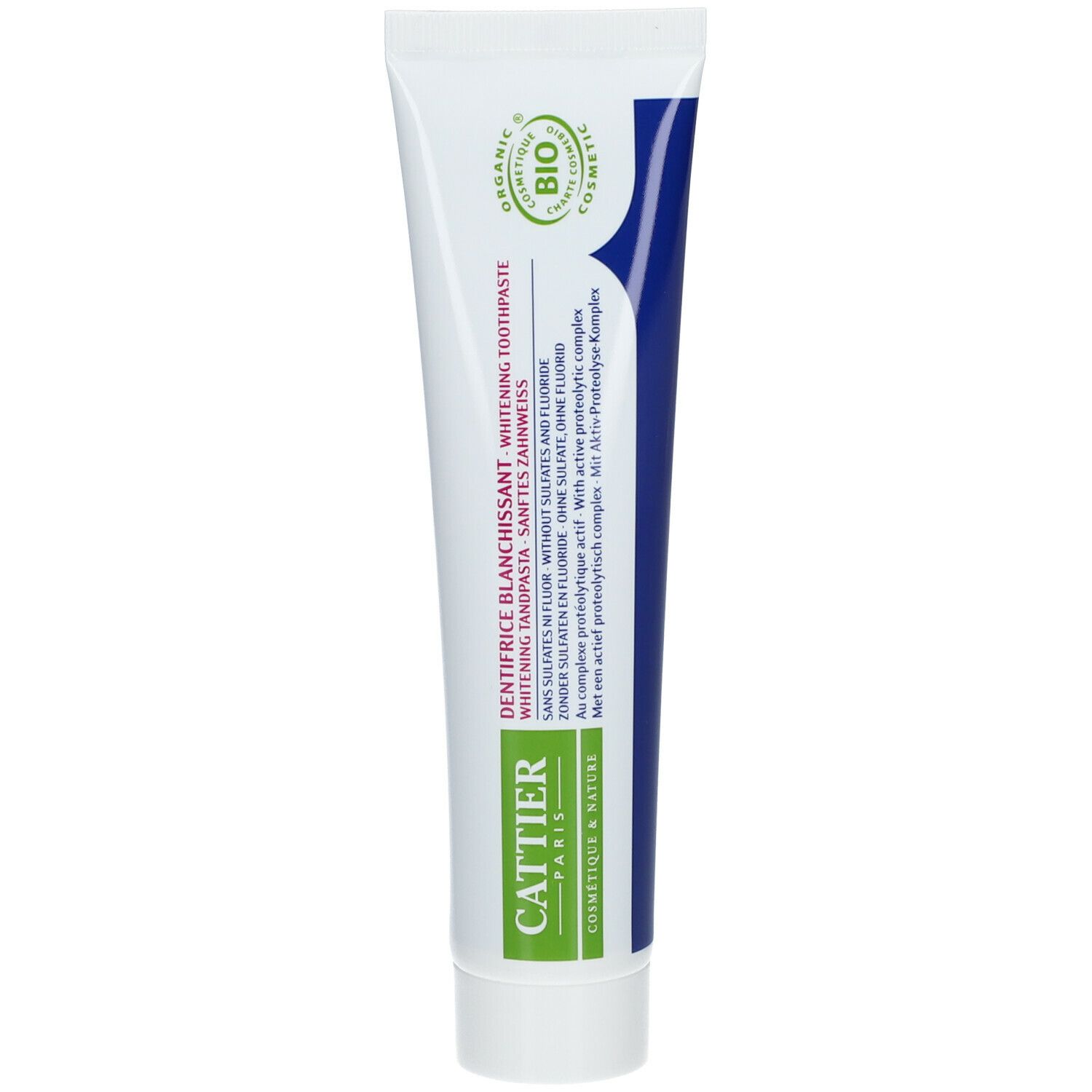Cattier Dentifrice sans sufates ni fluor Eridène