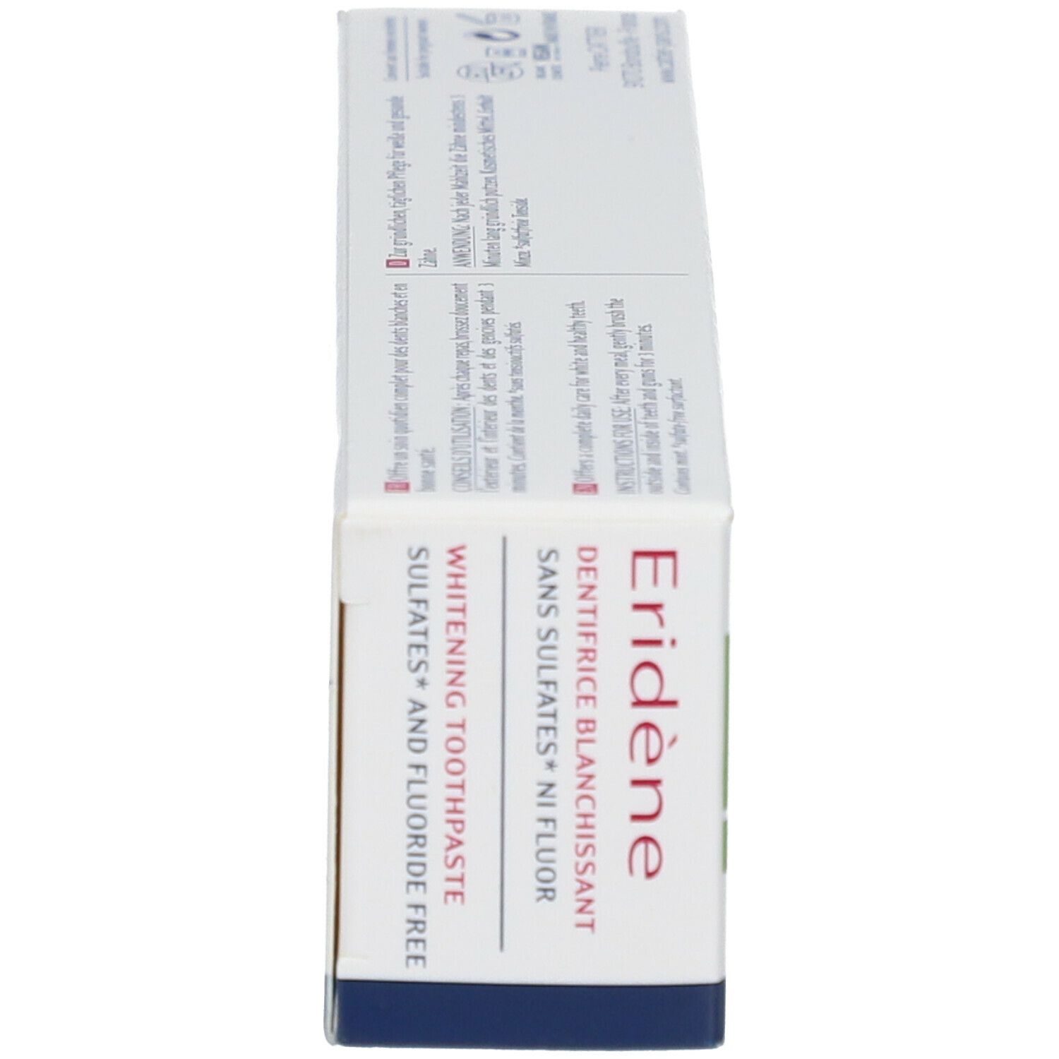 Cattier Dentifrice sans sufates ni fluor Eridène