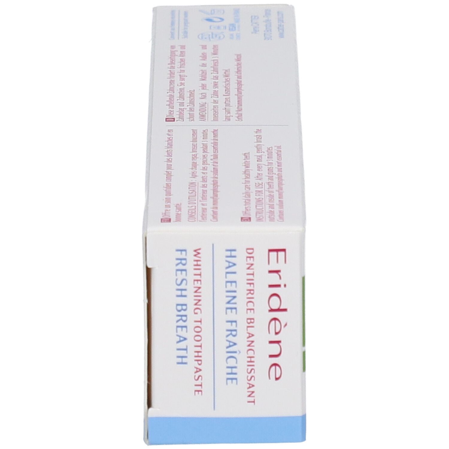 ERIDÈNE DENTIFRICE BLANCHISSANT HALEINE FRAÎCHE - Dentifrice blanchissant au complexe prot