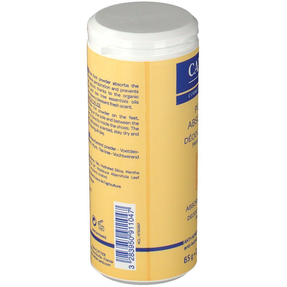 Cattier Poudre absorbante déodorant pieds