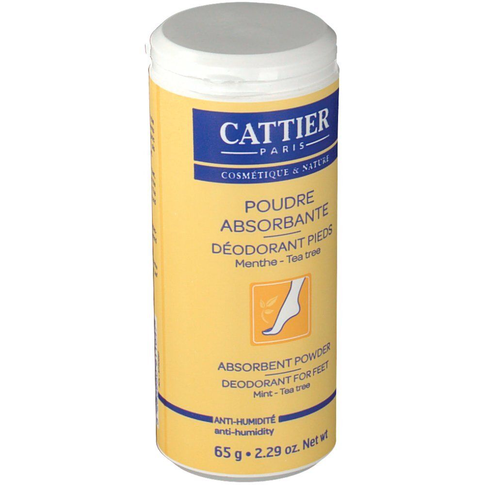 Cattier Poudre absorbante déodorant pieds