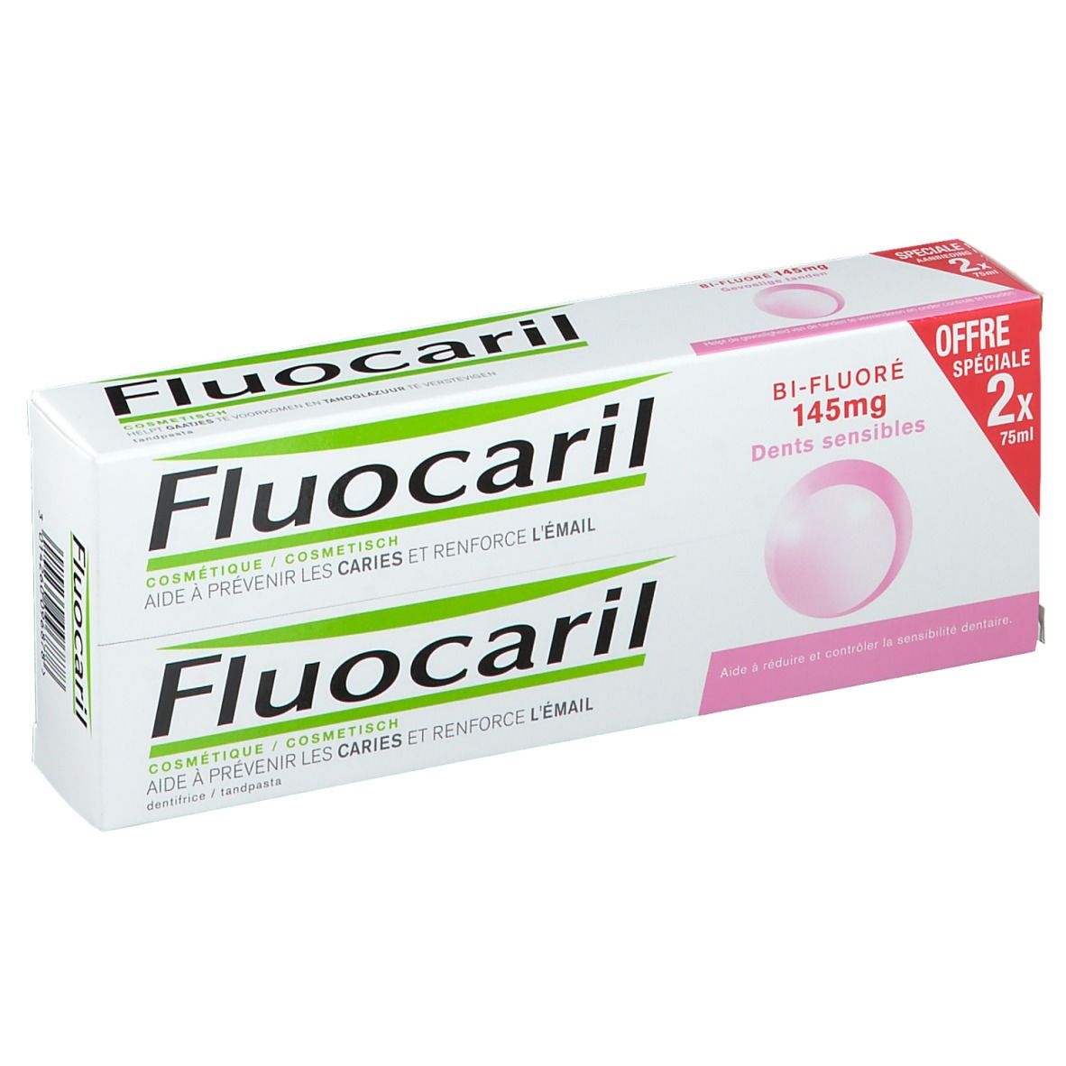 Fluocaril Bi-Fluorinated 145 mg Zahnpasta für empfindliche Zähne