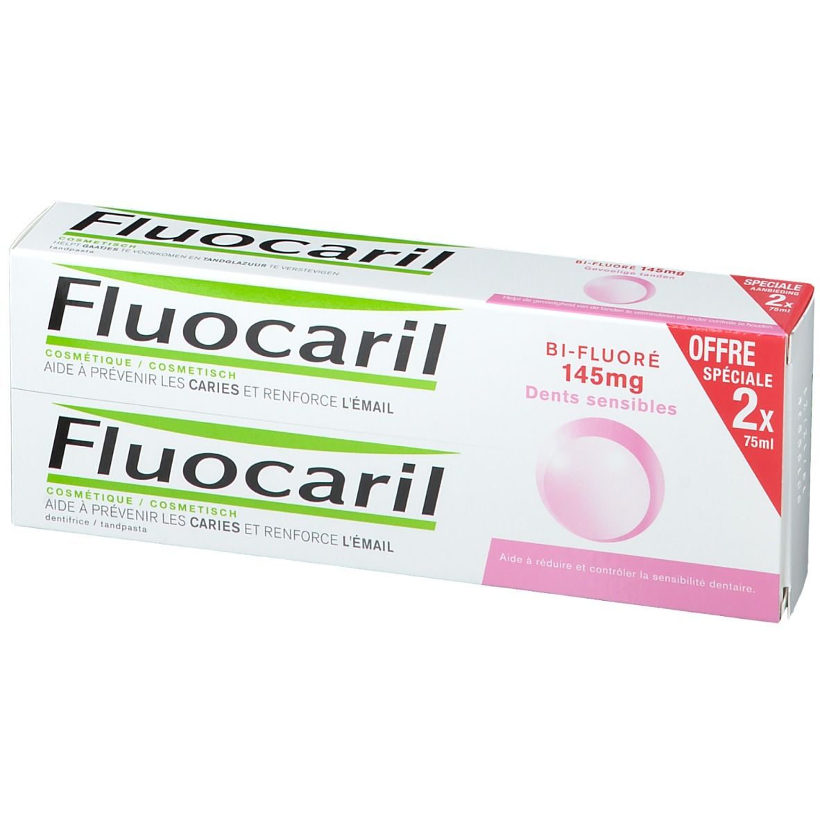 Fluocaril Bi-Fluorinated 145 mg Zahnpasta für empfindliche Zähne