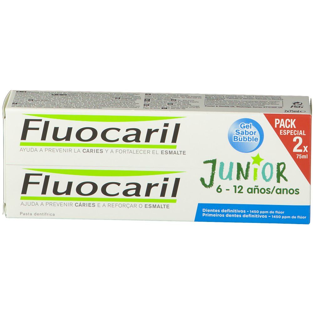Fluocaril Zahnpasta Junior Goût Bubble Gum