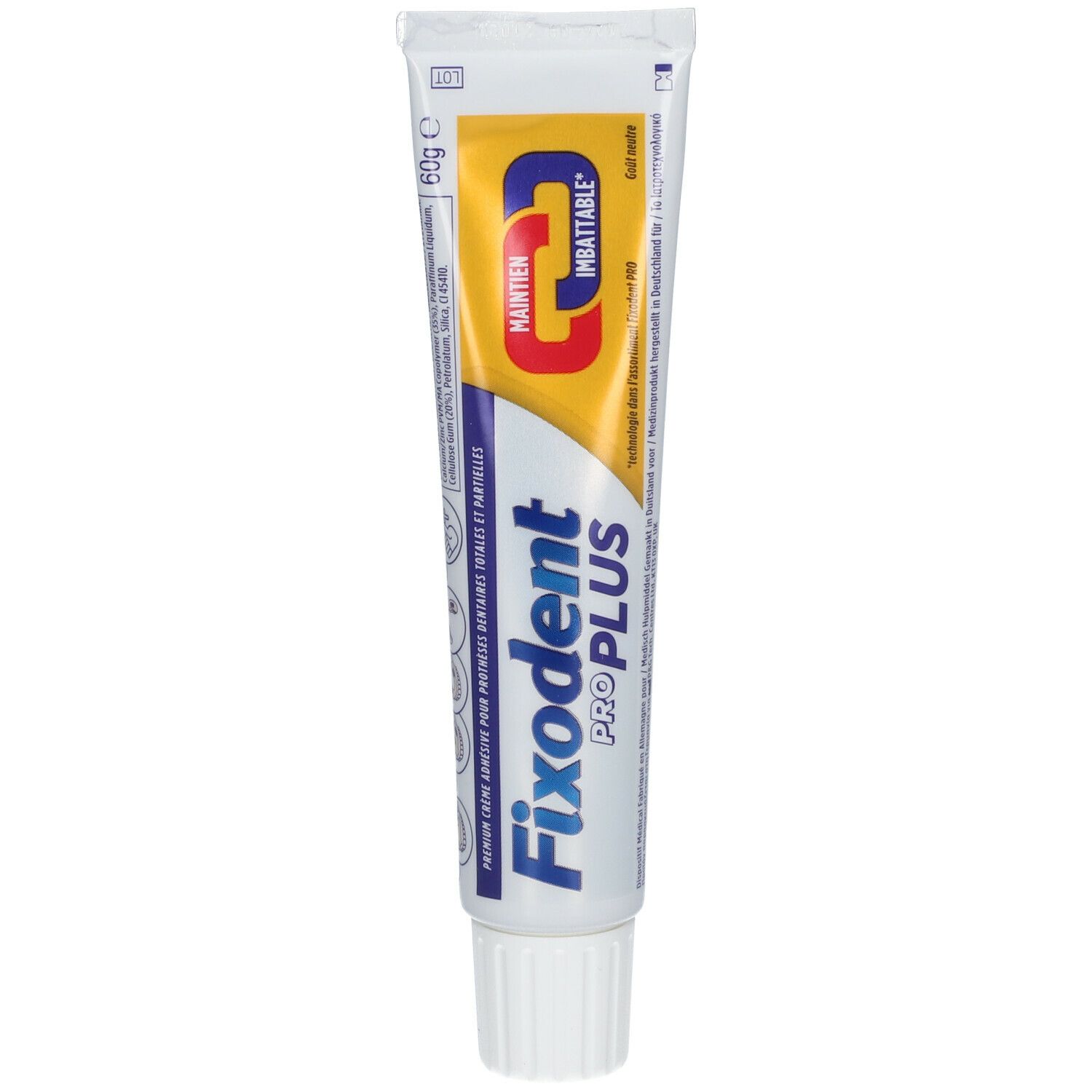 Fixodent Pro Plus Gentle Mintle Duo Action Cream Adhäsiv für Zahnersatz