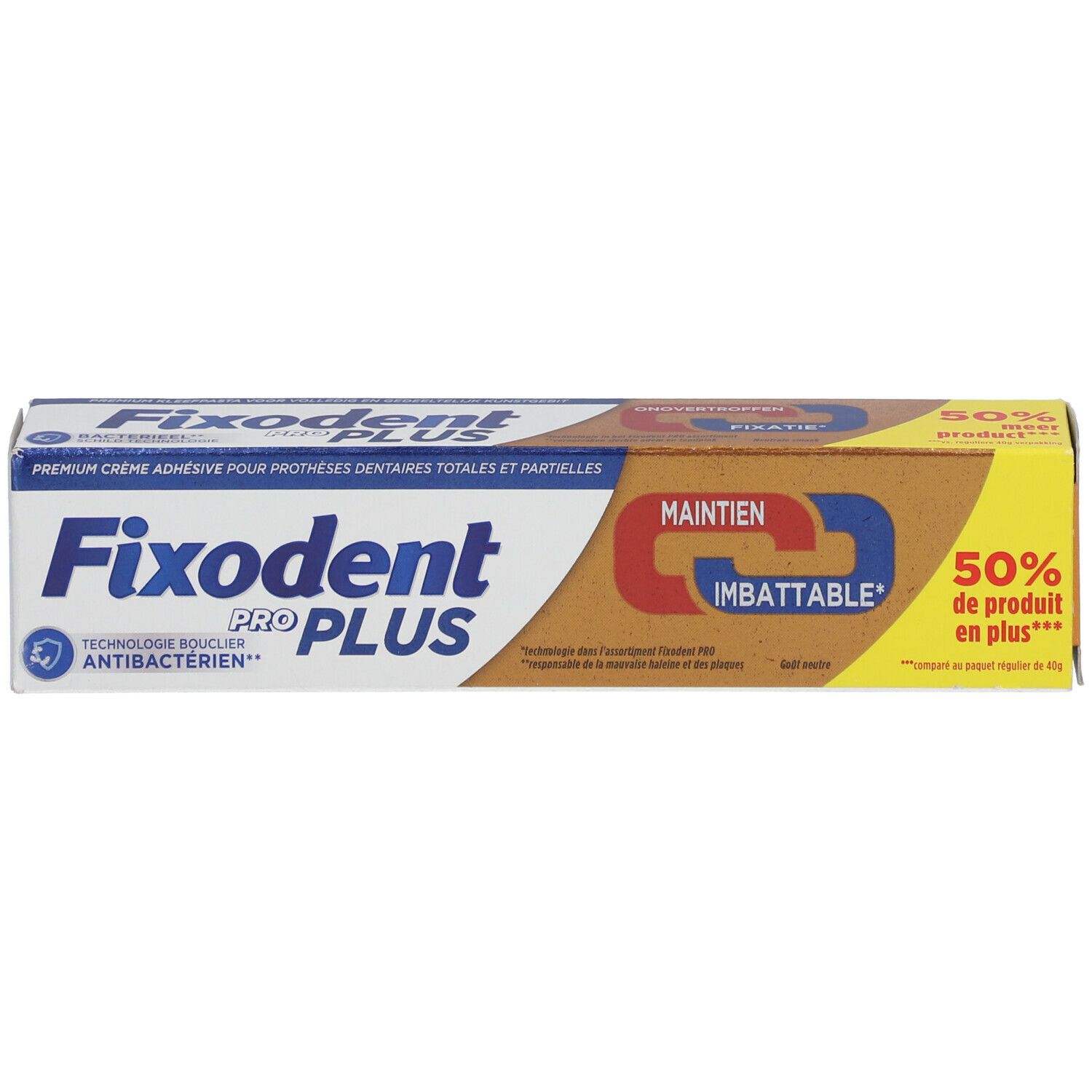 Fixodent Pro Plus Gentle Mintle Duo Action Cream Adhäsiv für Zahnersatz