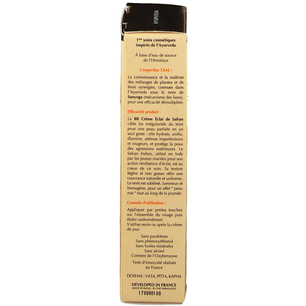 TAAJ BB Crème Éclat de Safran naturel - SPF20