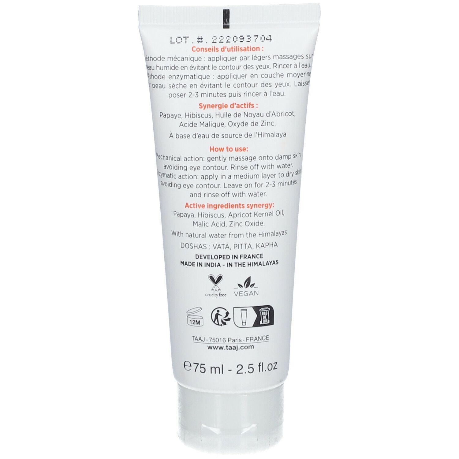 TAAJ Kerala Radiant Complexion Scrub