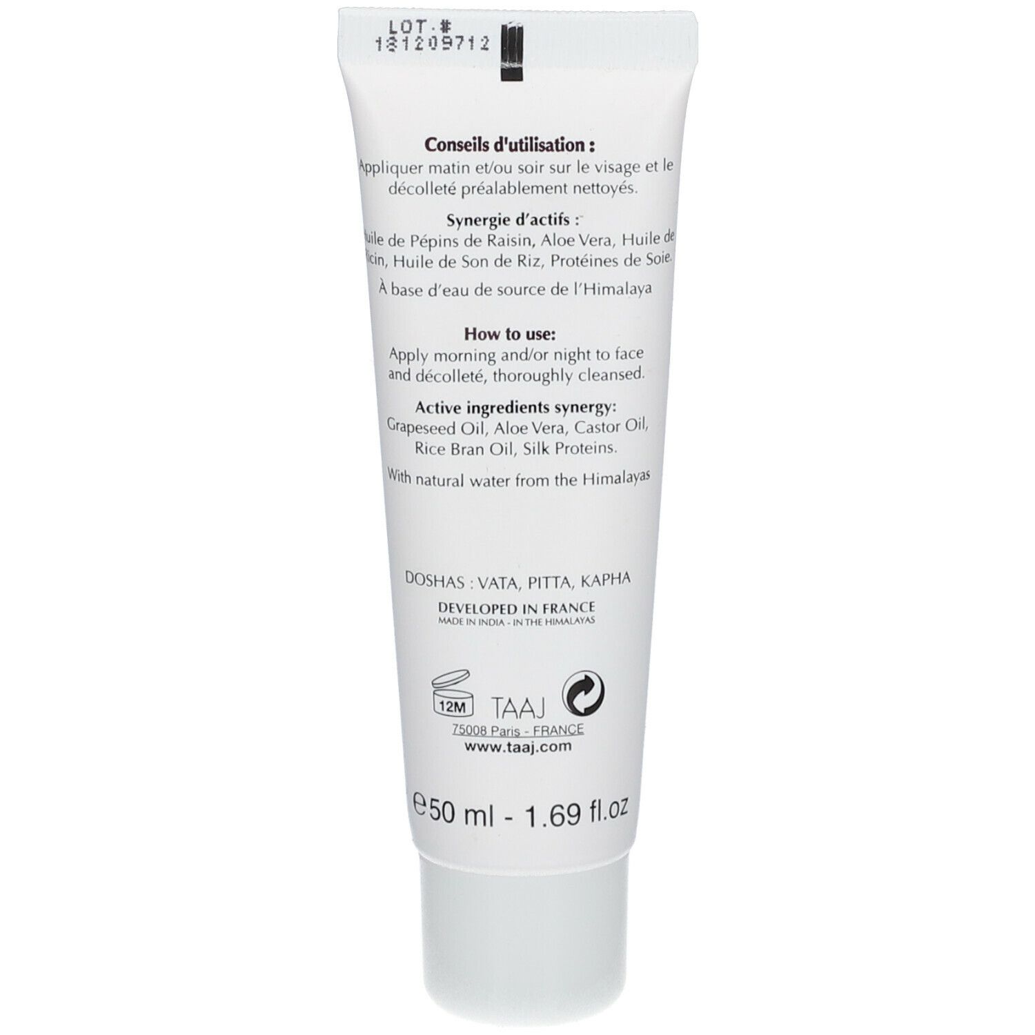 TAAJ Rasayana Crème Prévention Anti-Age