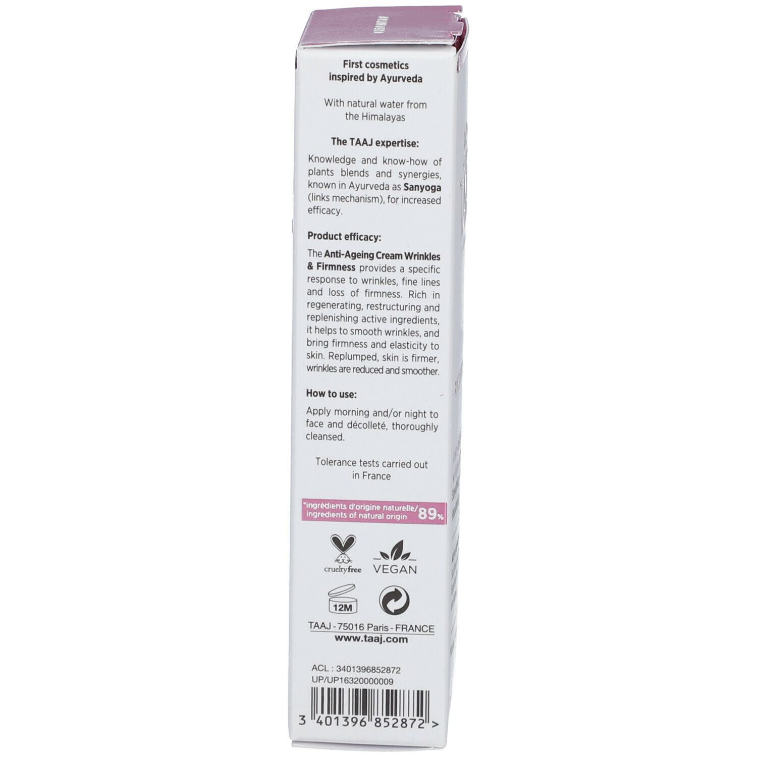 TAAJ RASAYANA Anti-Ageing Creme