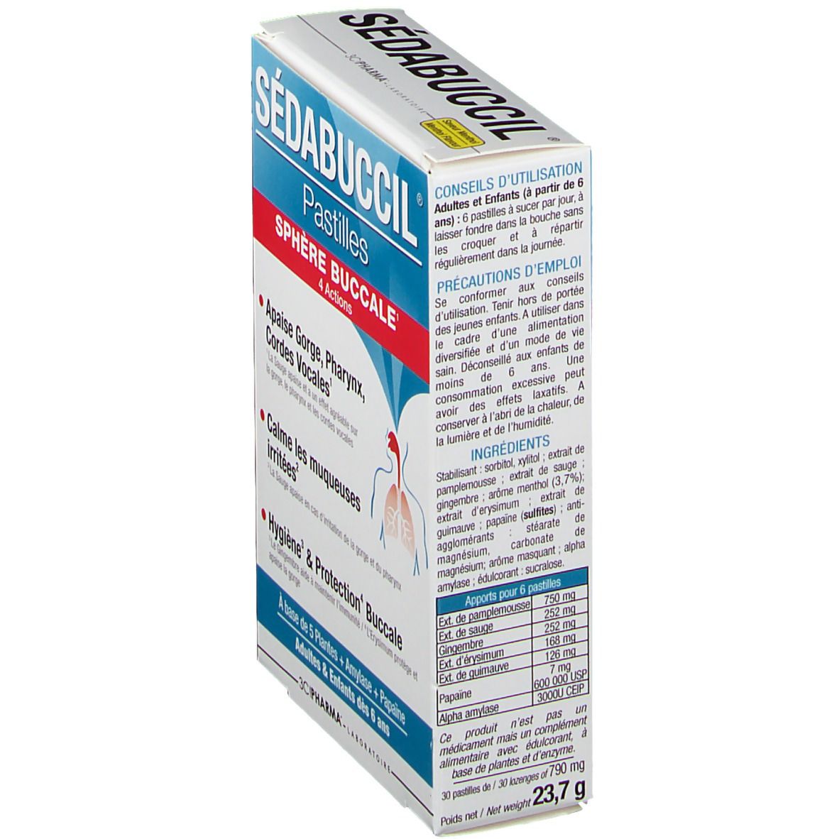 Sédabuccil® Pastilles Sphère Buccale