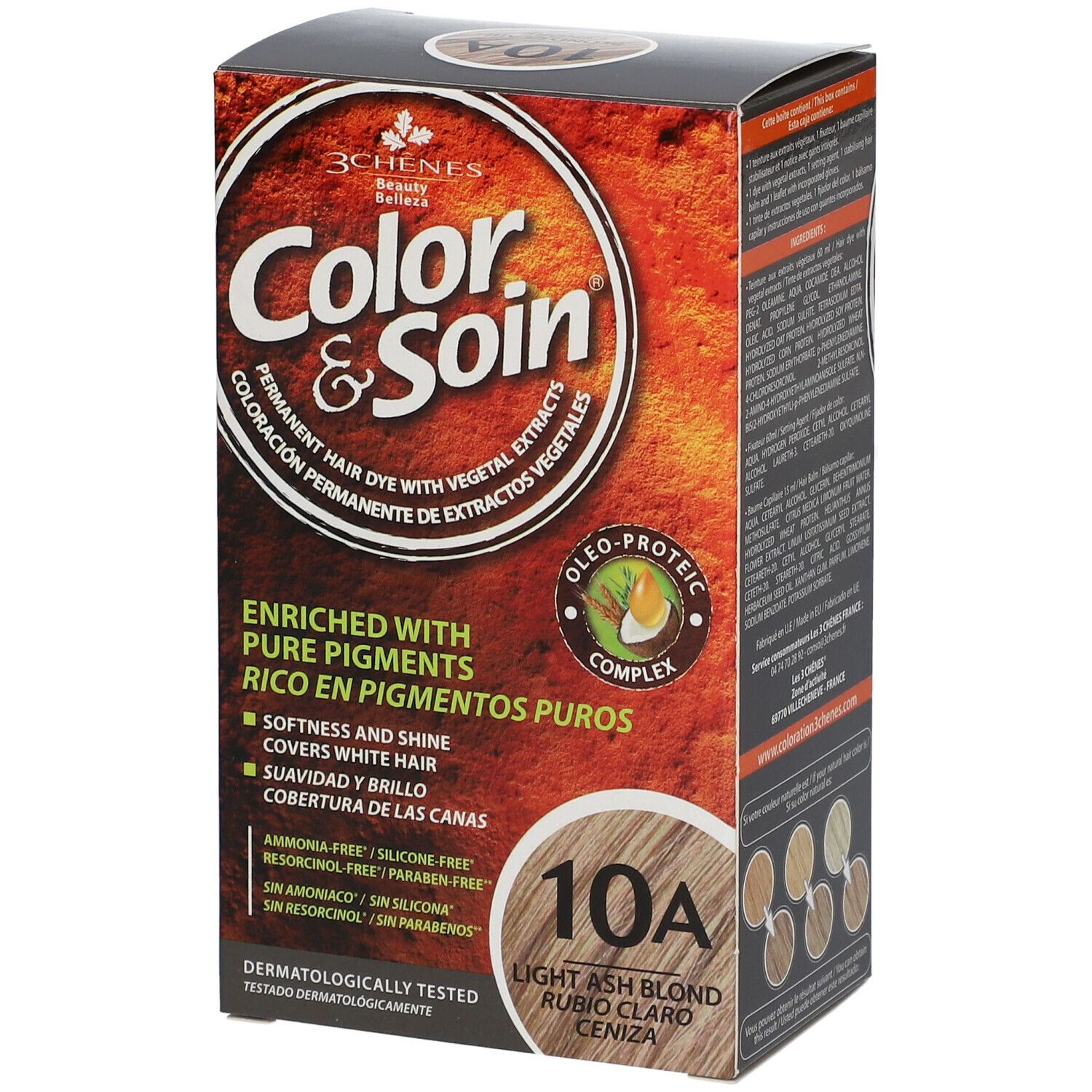 Les 3 Chênes Color & Soin Coloration 10A Aschiges Hellblond