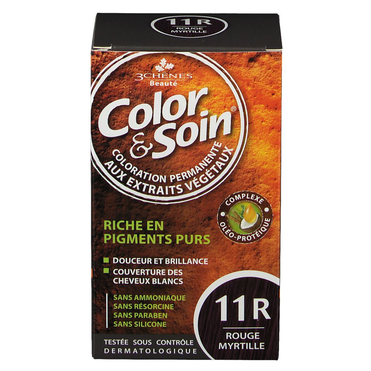 Les 3 Chênes Color & Soin® 11R rouge myrtille