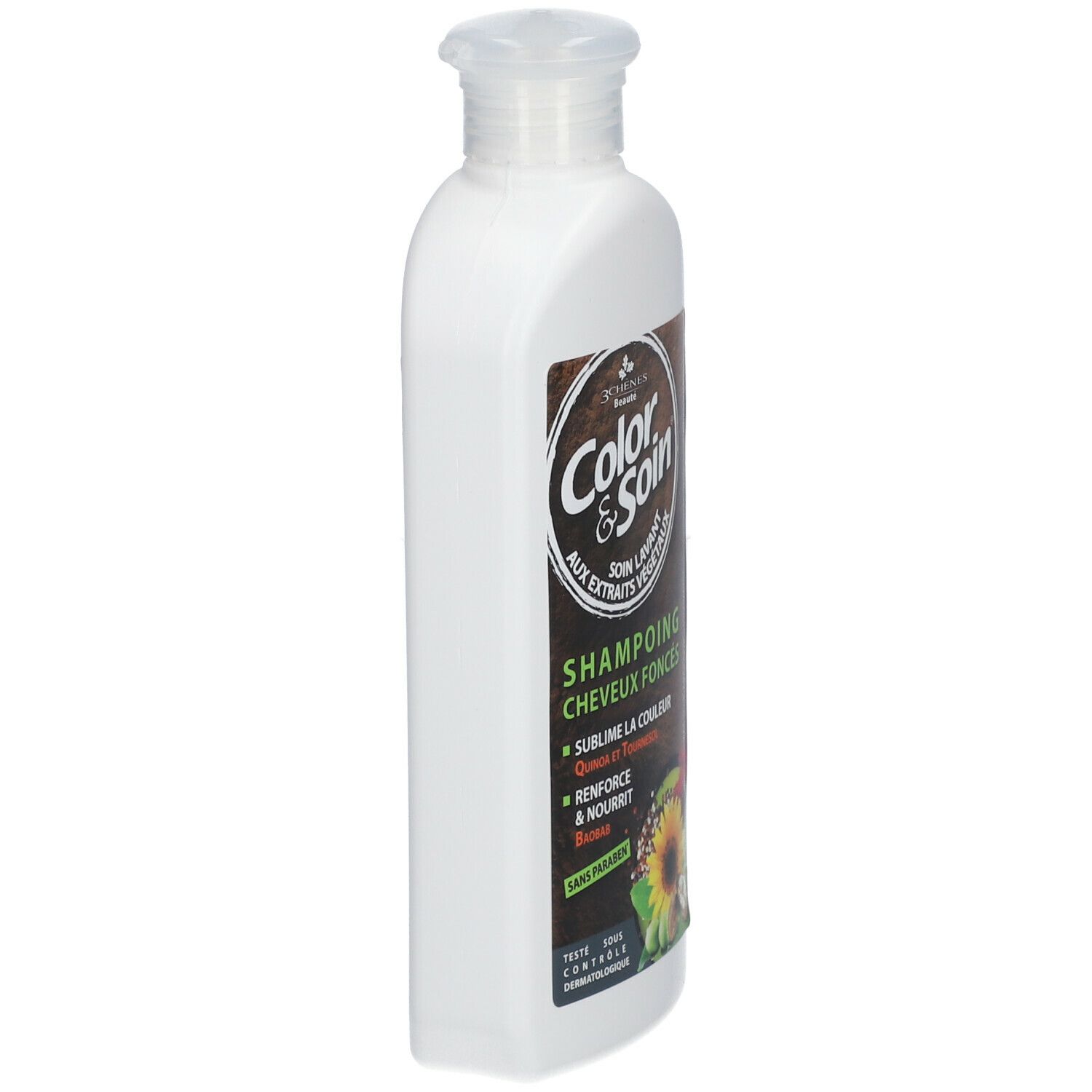 Les 3 Chênes Color & Soin Shampoo für dunkles Haar