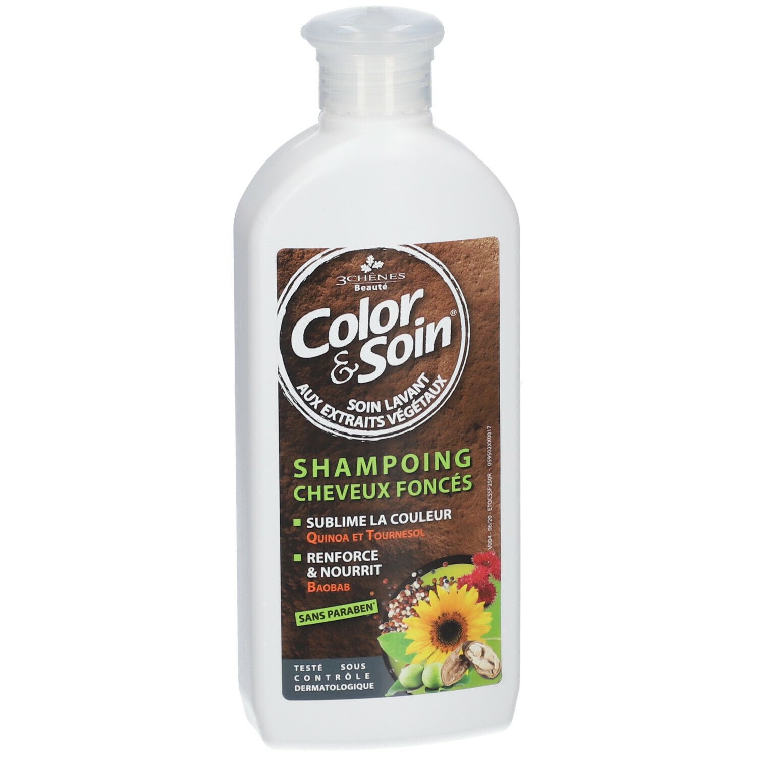 Les 3 Chênes Color & Soin Shampoo für dunkles Haar