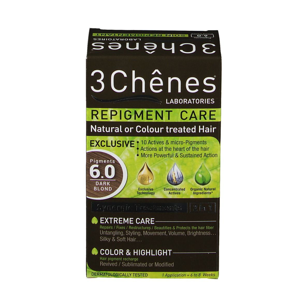 Les 3 Chênes Soin répigmentant 6.0 dunkelblond