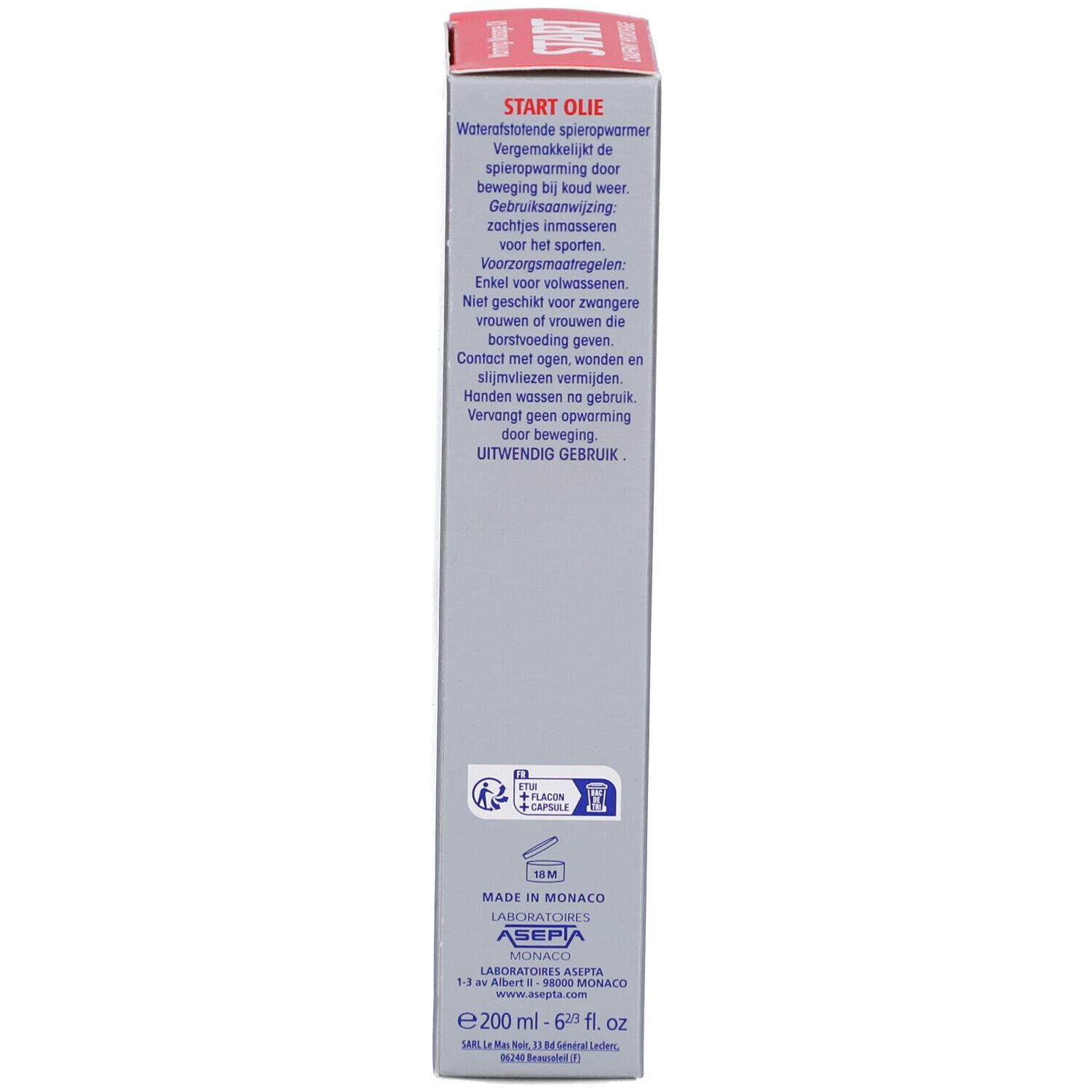 Verpackung, Rückseite. Text in Deutsch. Enthält Informationen über das Produkt und die Anwendung.