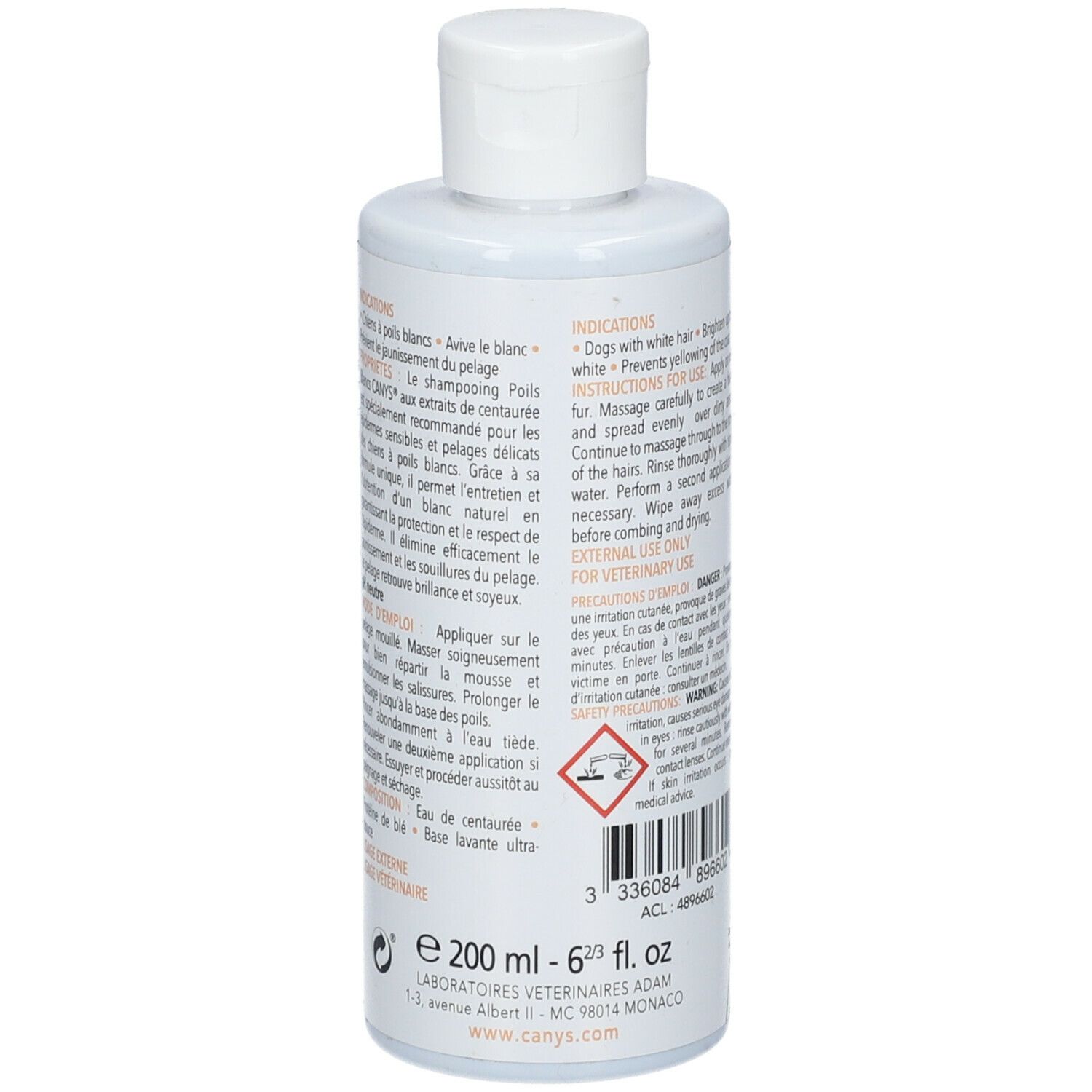 CANYS® Haarwaschmittel Poils Blancs