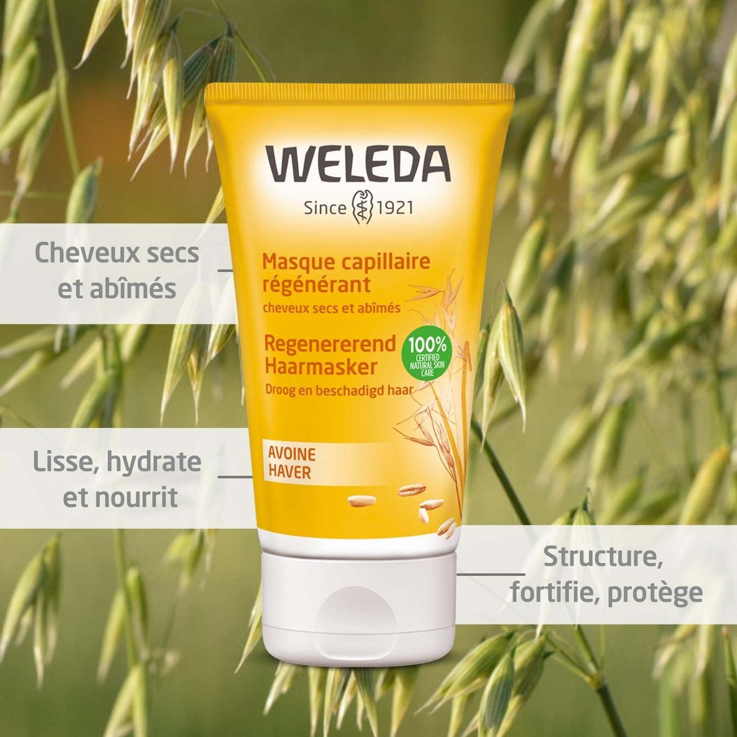 Weleda Haferflocken-Regenerierende Haarmaske