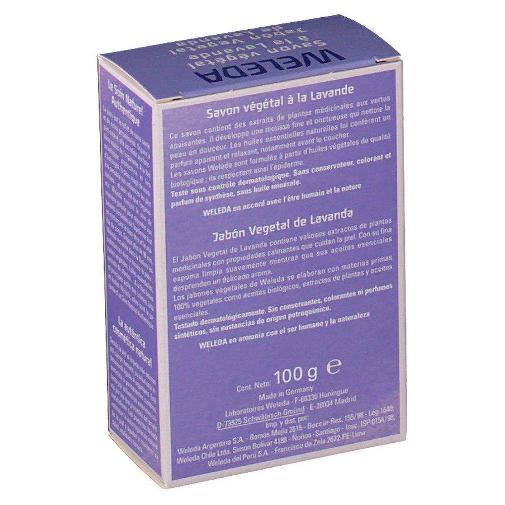 Weleda Savon végétal à la Lavande