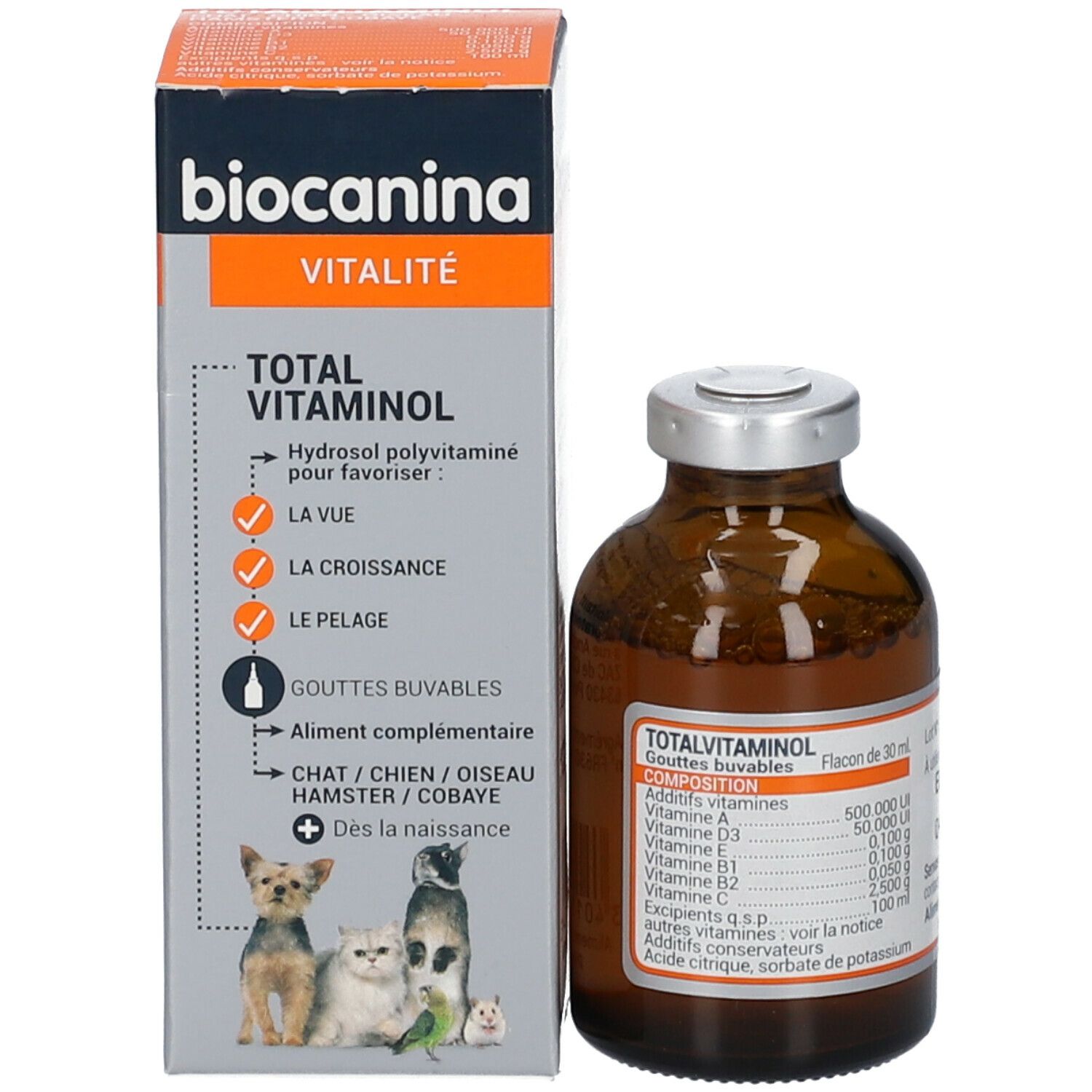 biocanine vitalité Total Vitaminol