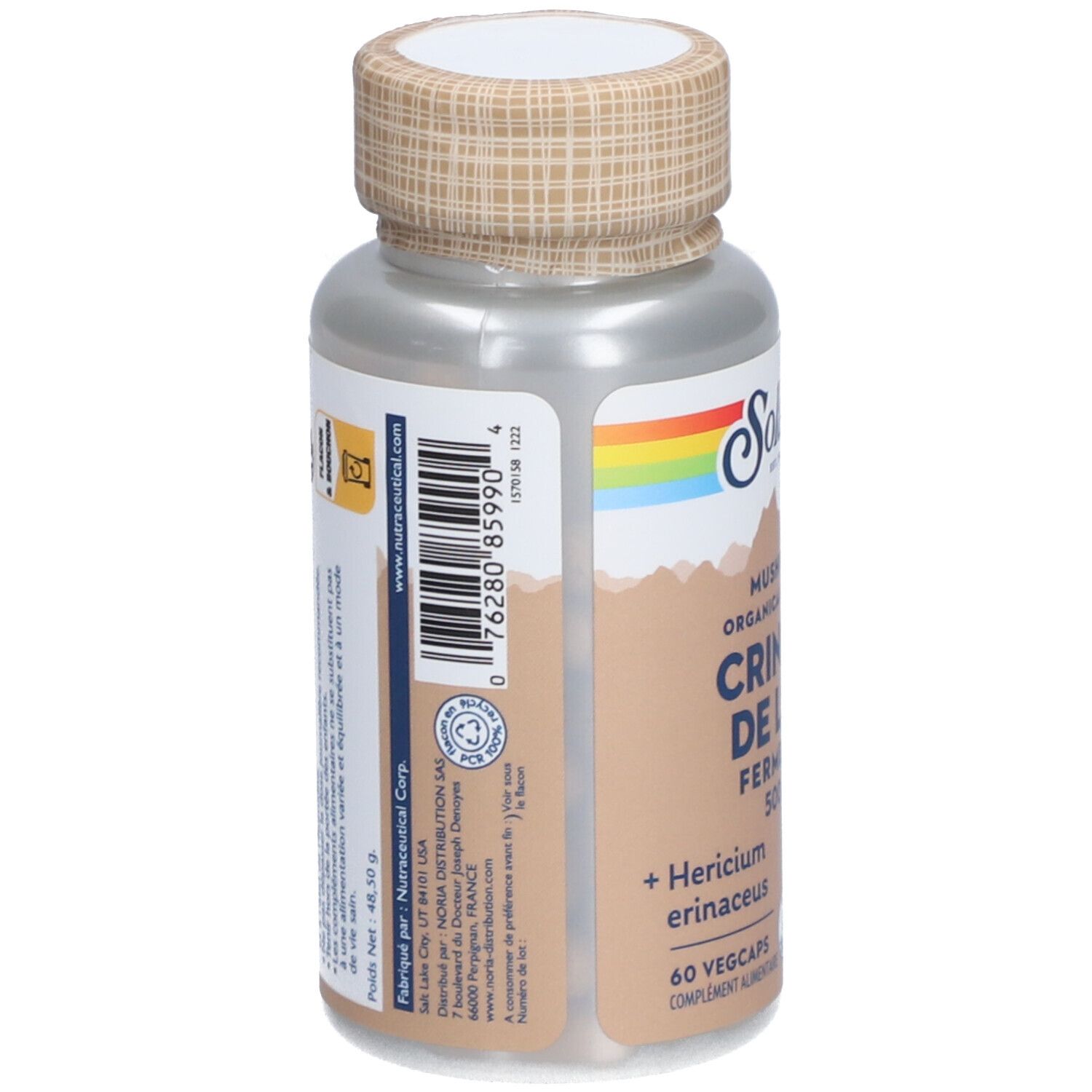 Solaray - Crinière de Lion fermenté 500 mg