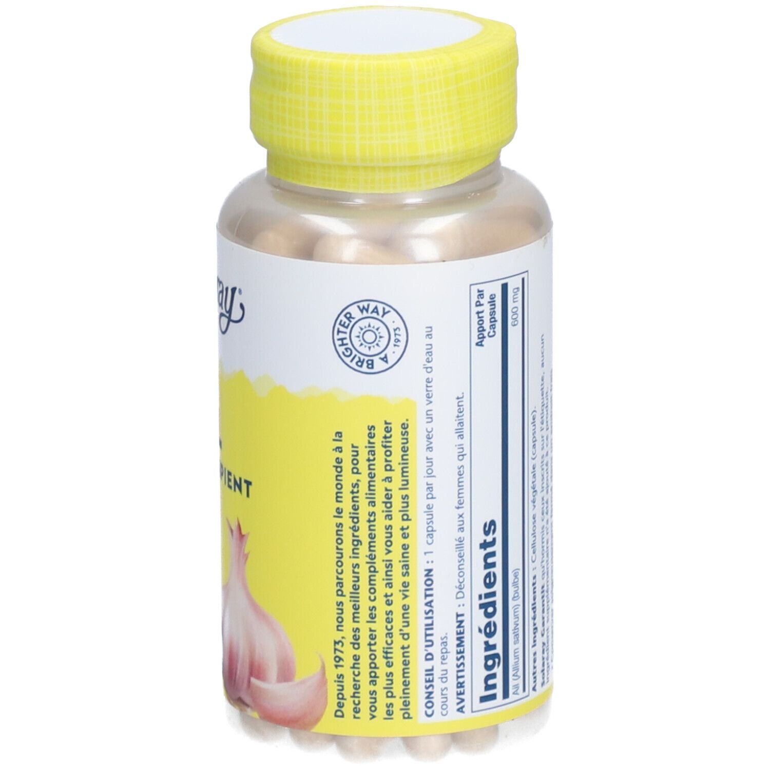 Solaray Ail Sans Excipient