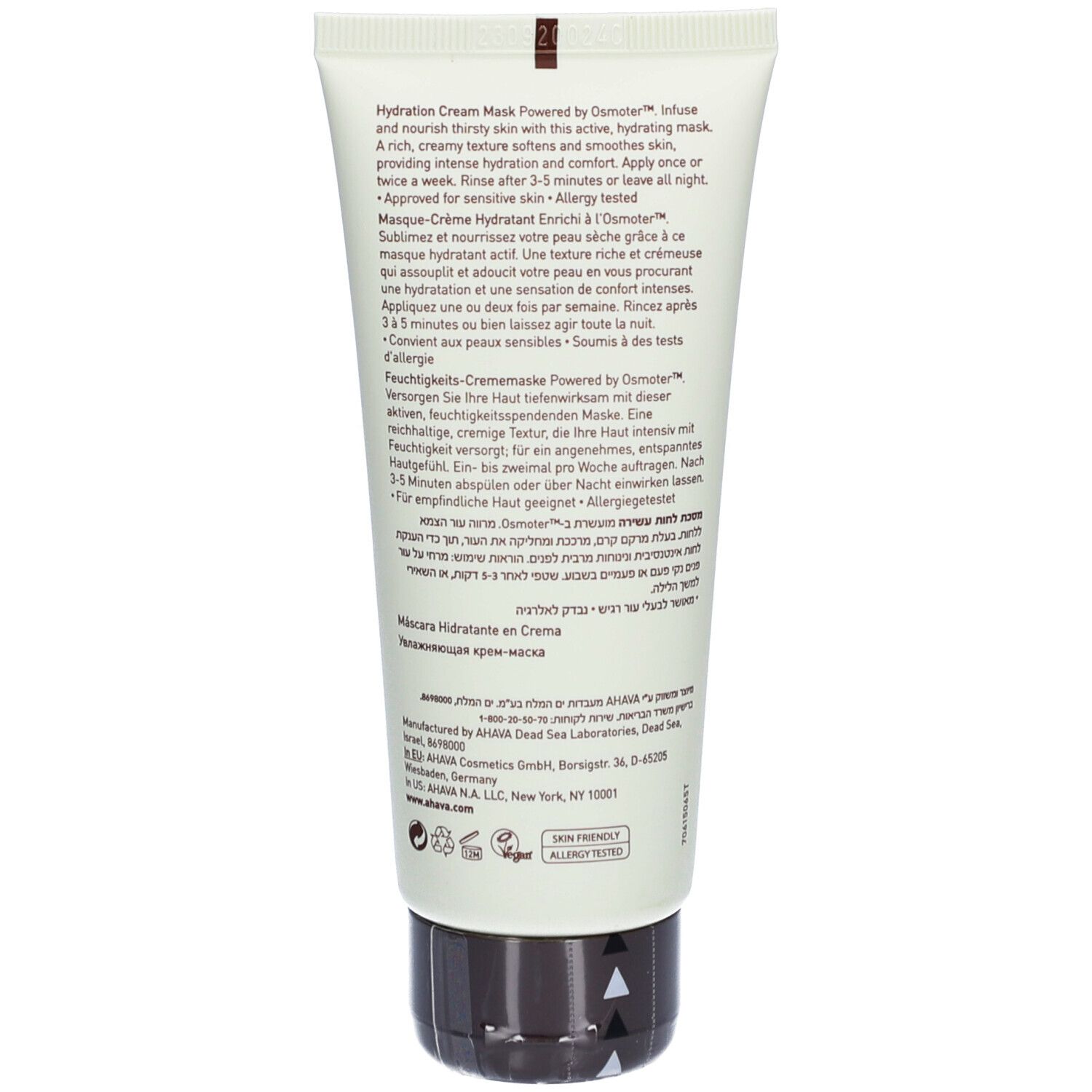 Ahava Time To Hydrate Masque-Crème Hydratant